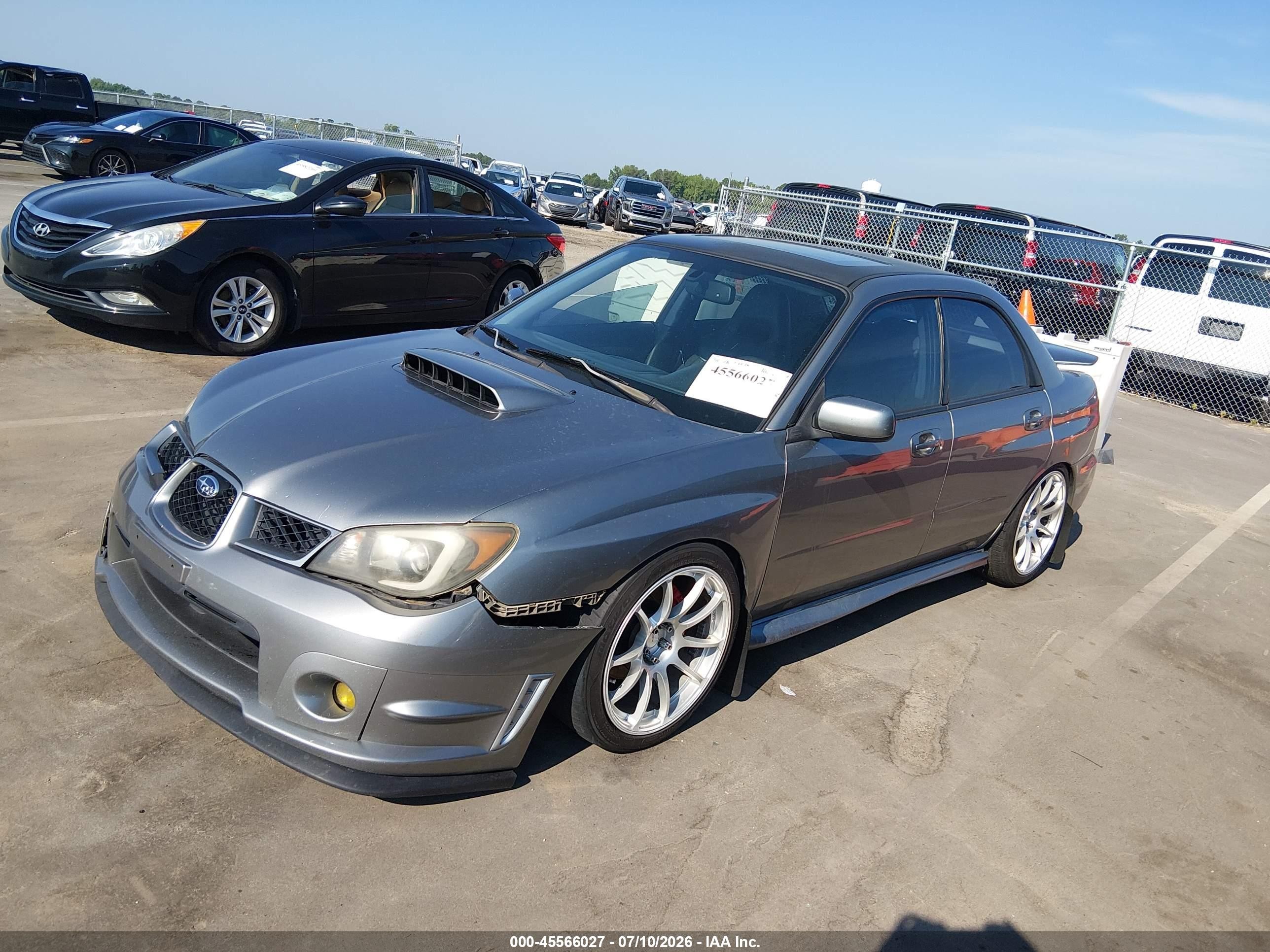 2007 Subaru Impreza Wrx Limited Silver vin: JF1GD74667G511228