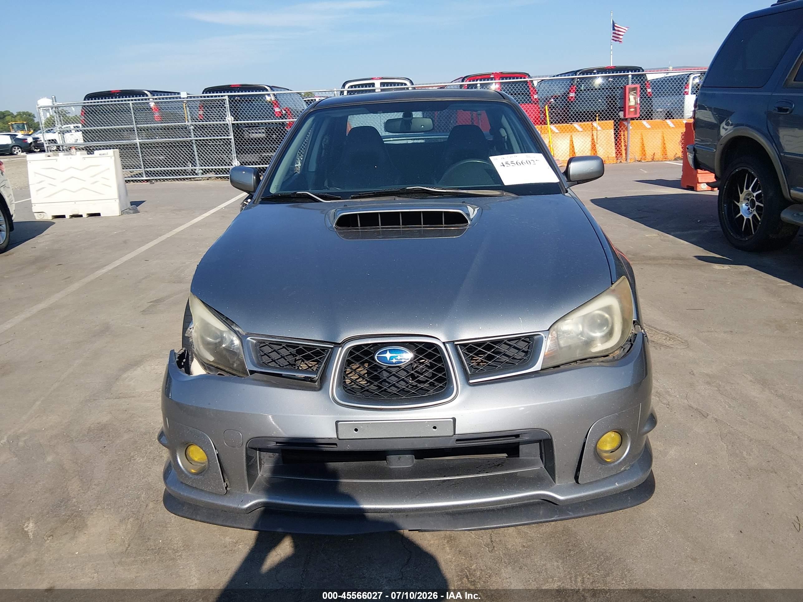 2007 Subaru Impreza Wrx Limited Silver vin: JF1GD74667G511228