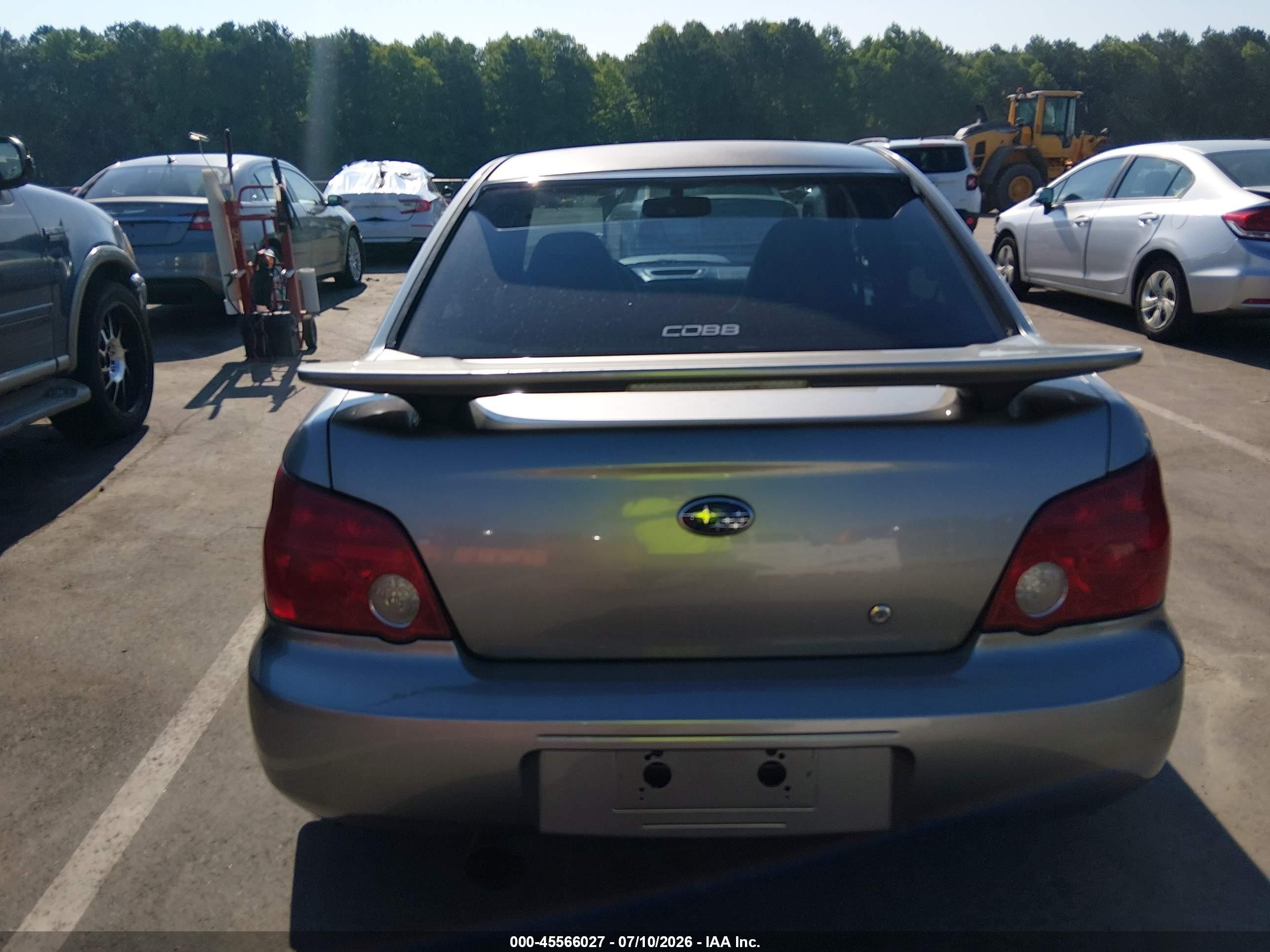 2007 Subaru Impreza Wrx Limited Silver vin: JF1GD74667G511228