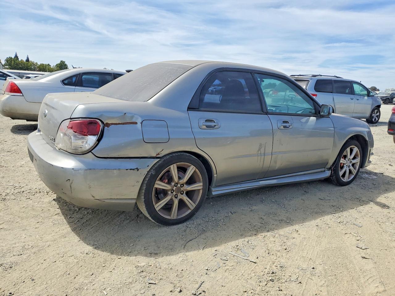 2007 Subaru Impreza Wrx Серебряный vin: JF1GD74687G510078