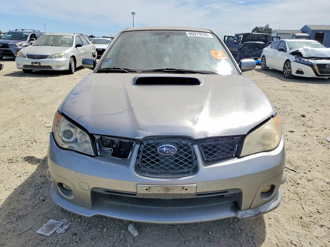2007 Subaru Impreza Wrx Серебряный vin: JF1GD74687G510078