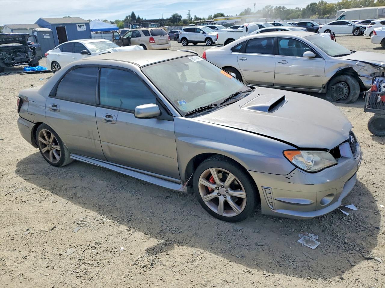 2007 Subaru Impreza Wrx Серебряный vin: JF1GD74687G510078