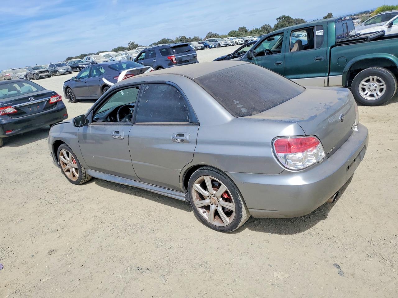 2007 Subaru Impreza Wrx Серебряный vin: JF1GD74687G510078