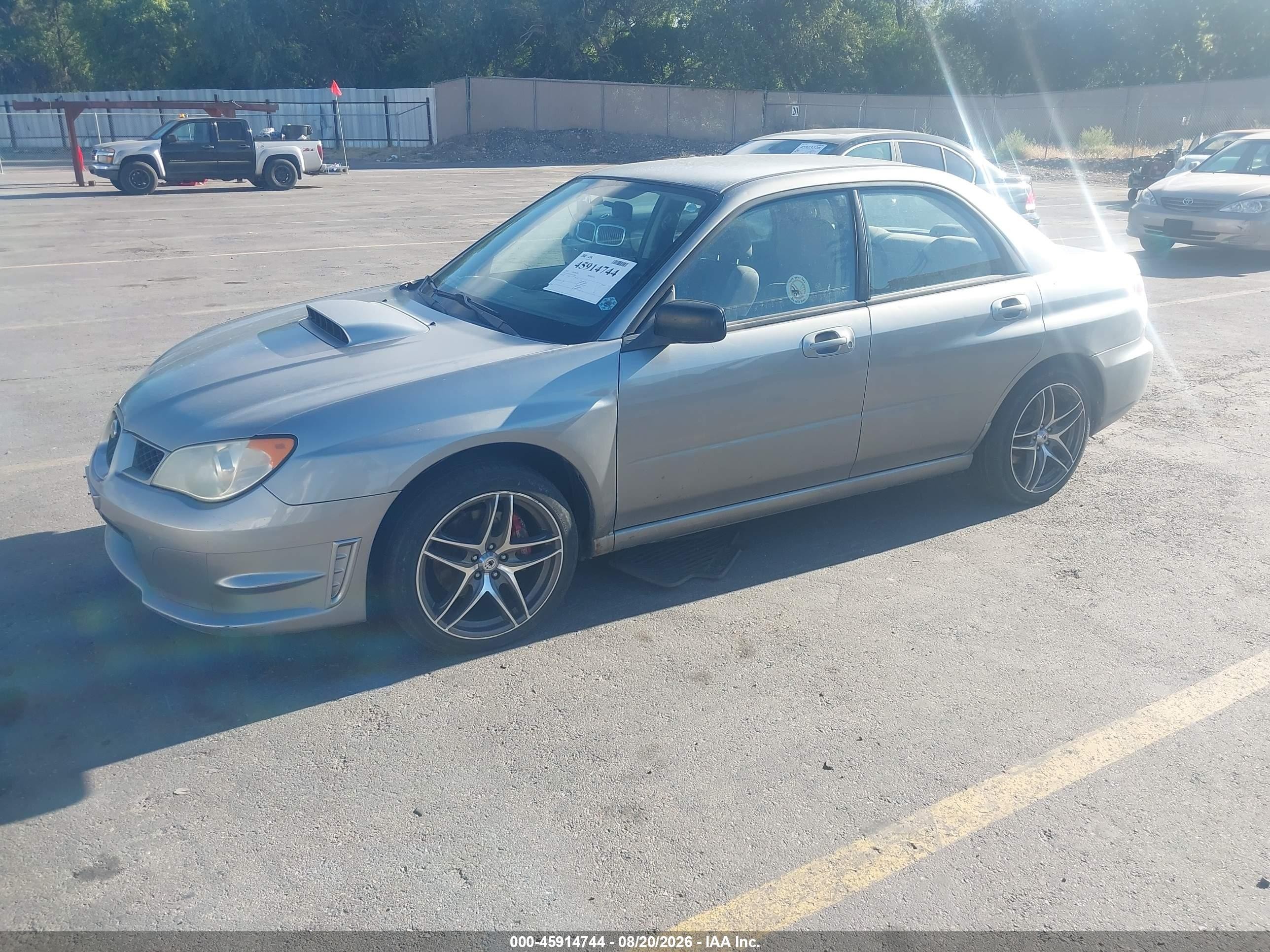 2007 Subaru Impreza Wrx Tr Gray vin: JF1GD75697G514042