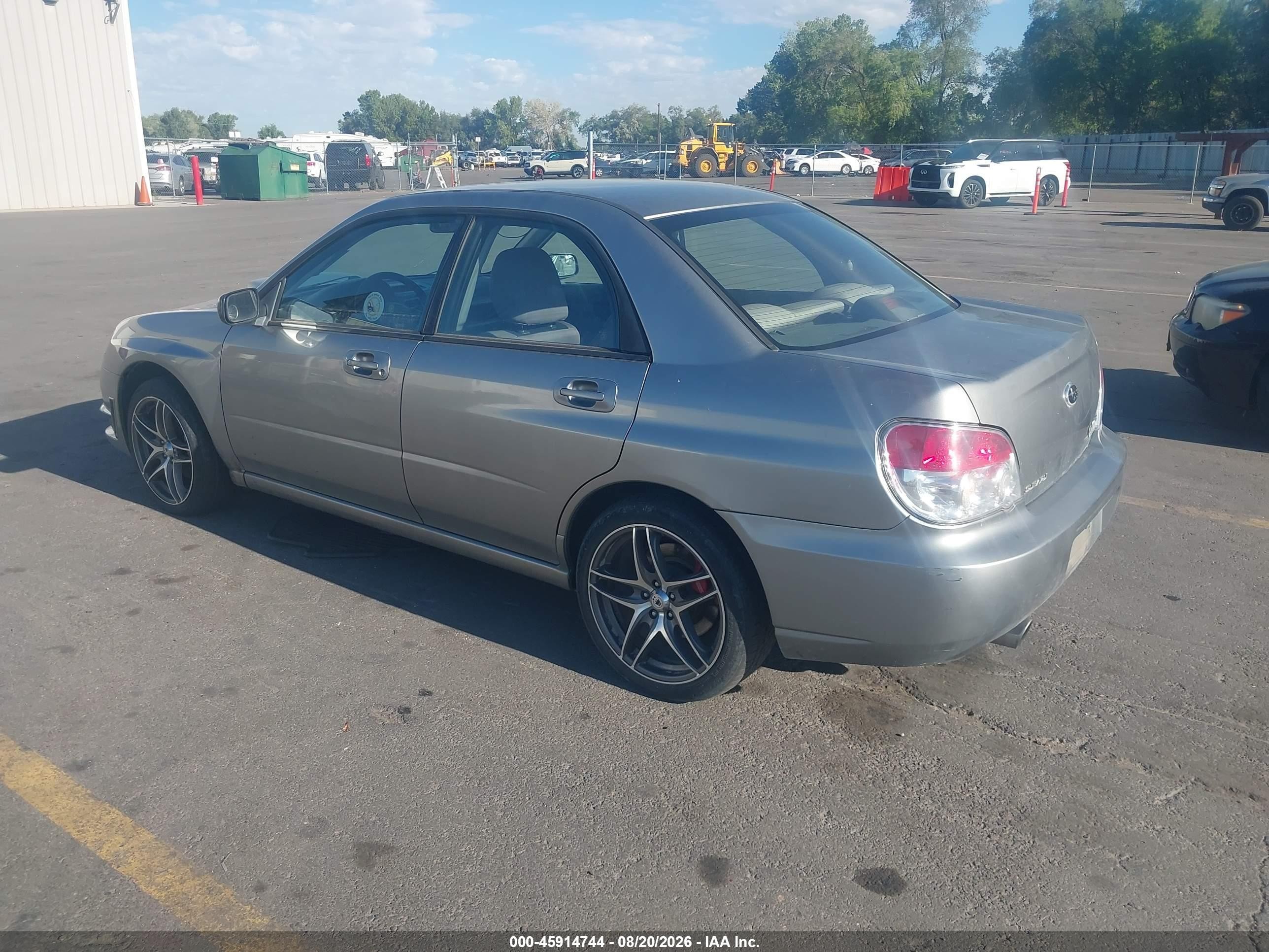 2007 Subaru Impreza Wrx Tr Gray vin: JF1GD75697G514042