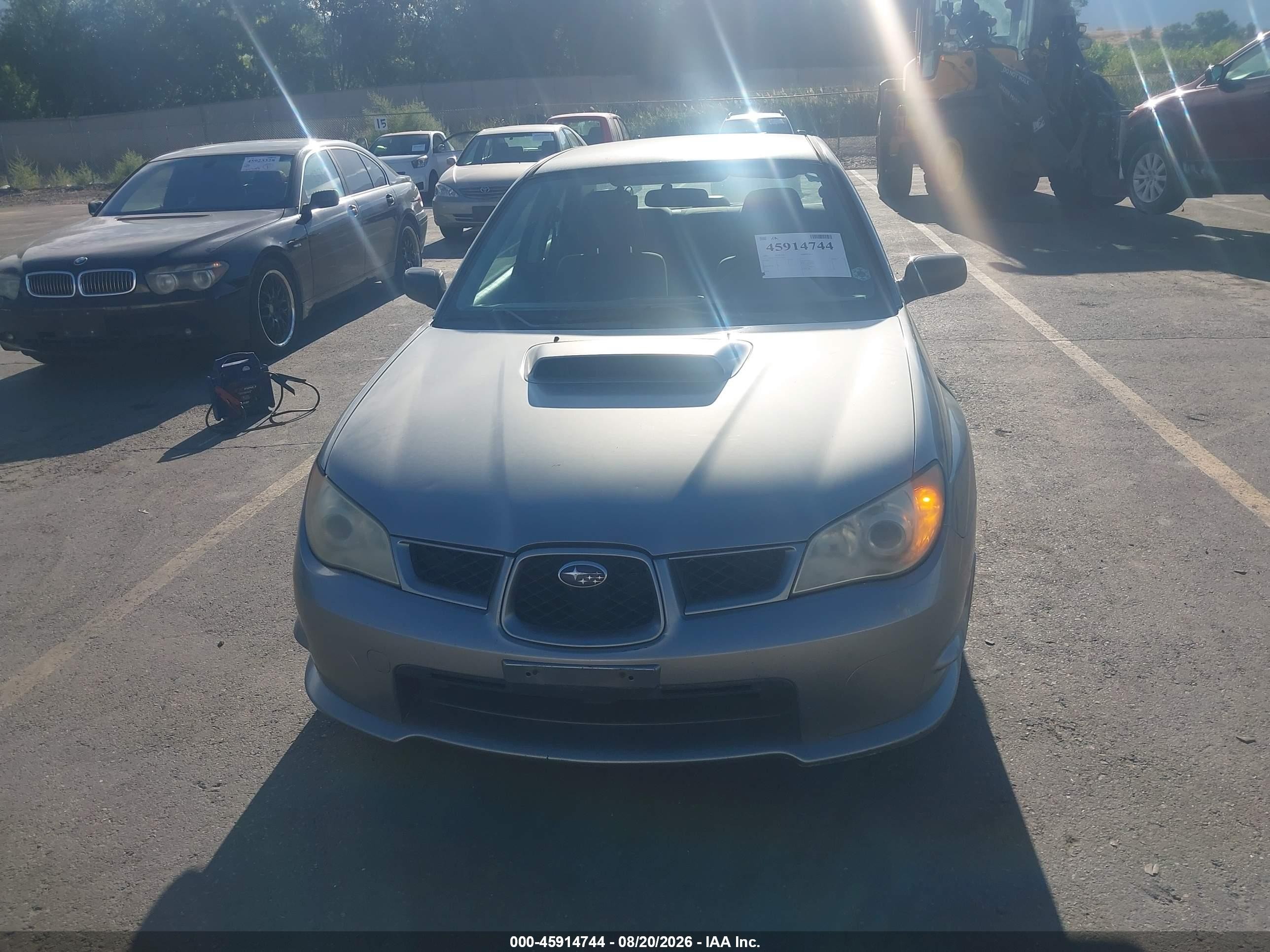2007 Subaru Impreza Wrx Tr Gray vin: JF1GD75697G514042