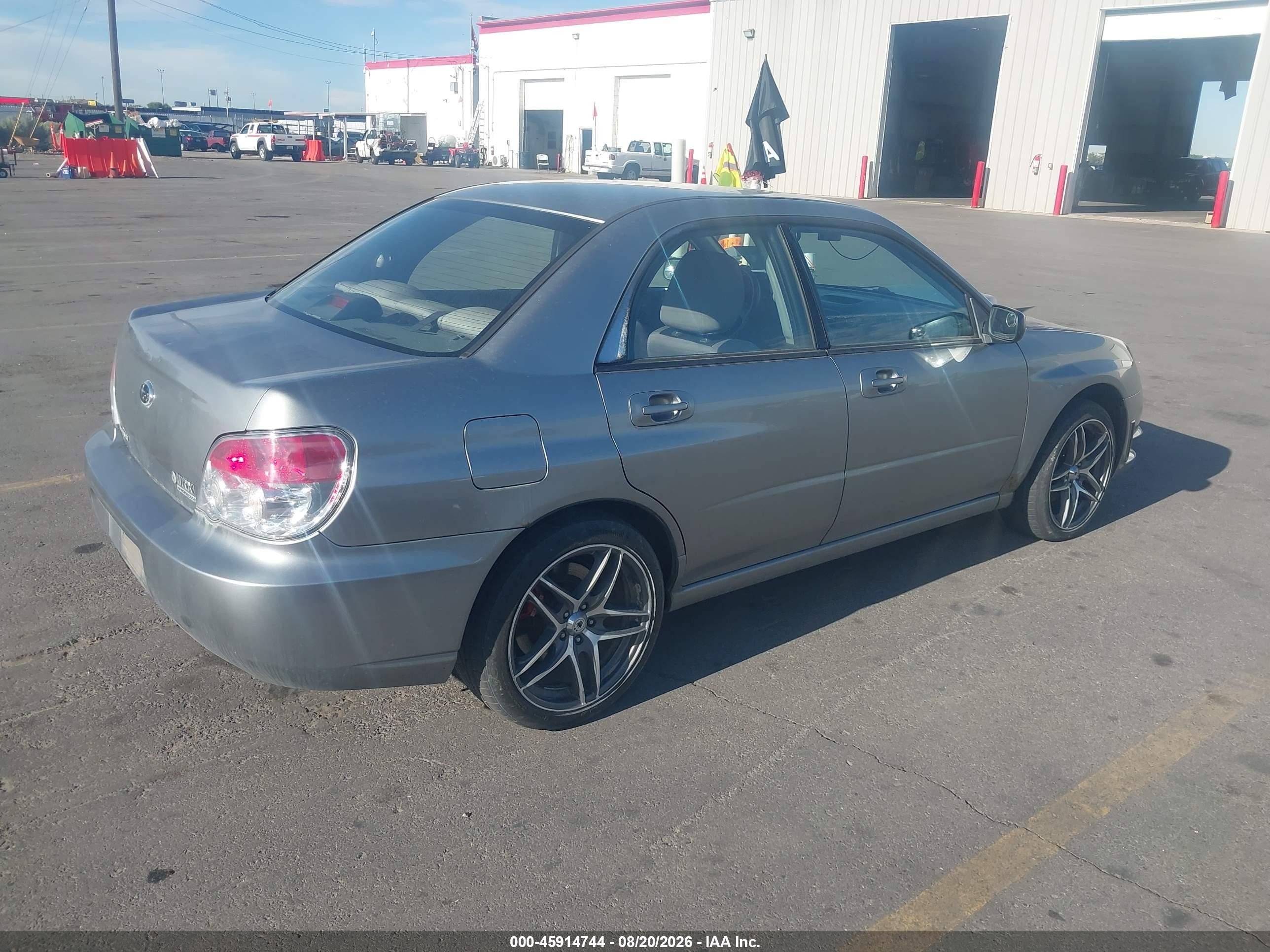 2007 Subaru Impreza Wrx Tr Gray vin: JF1GD75697G514042