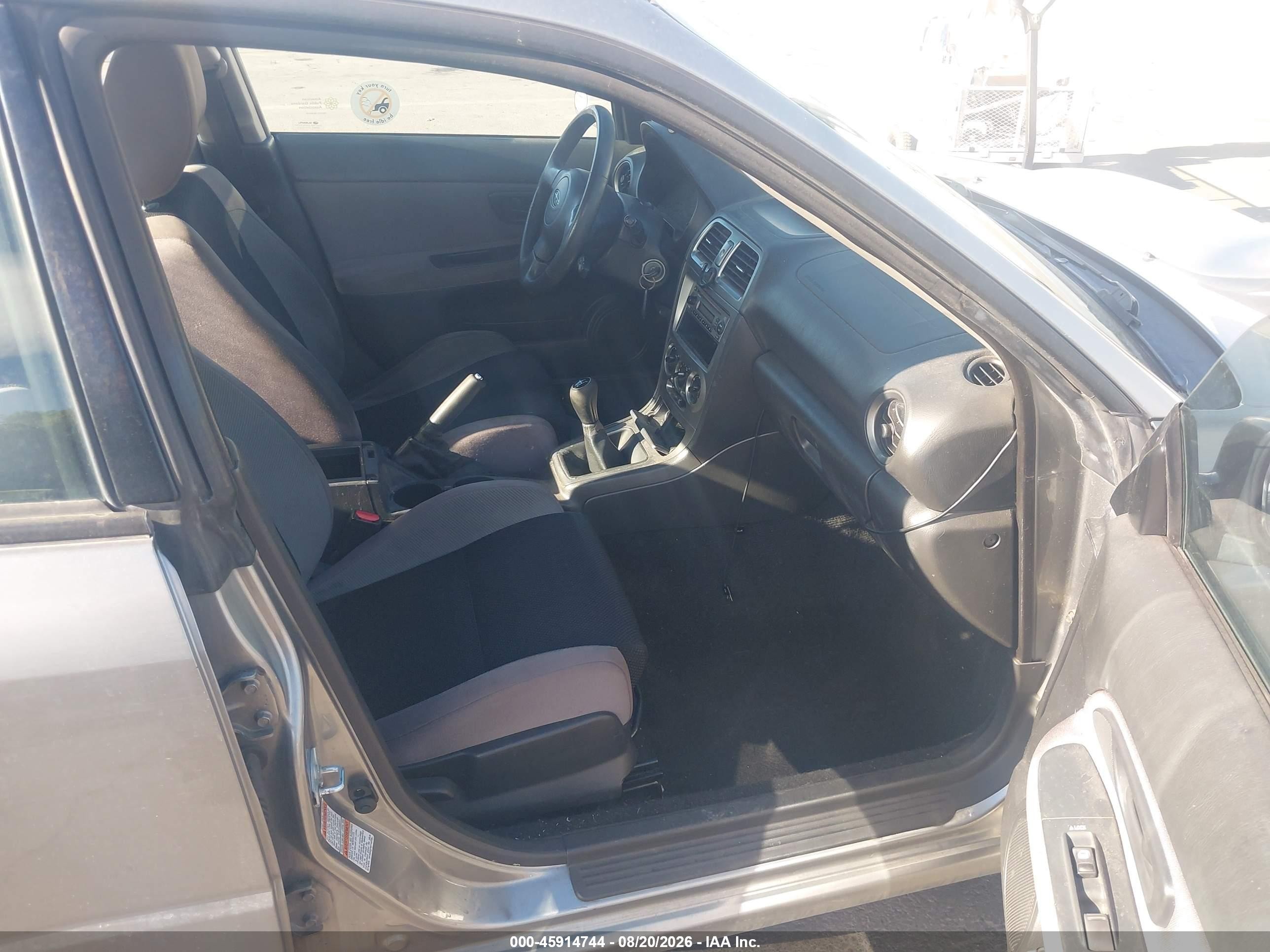 2007 Subaru Impreza Wrx Tr Gray vin: JF1GD75697G514042
