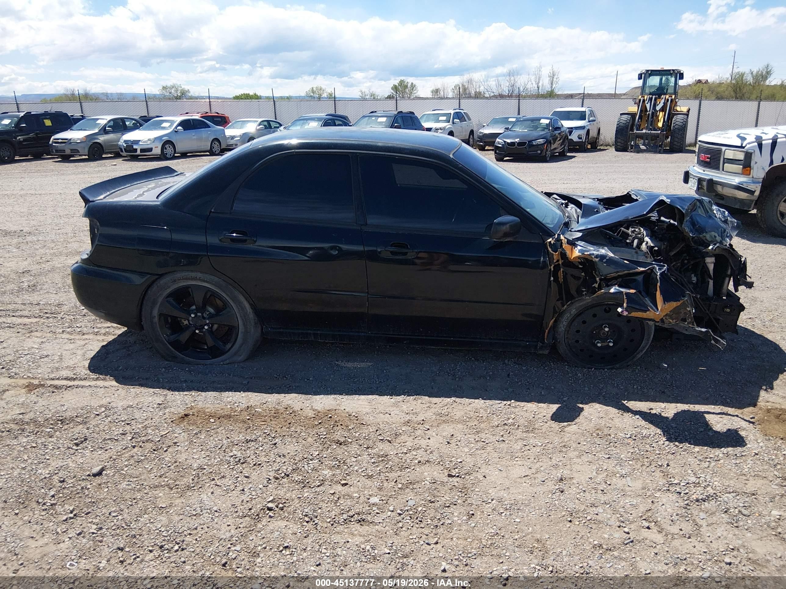 2007 Subaru Impreza Wrx Tr Black vin: JF1GD756X7G510954