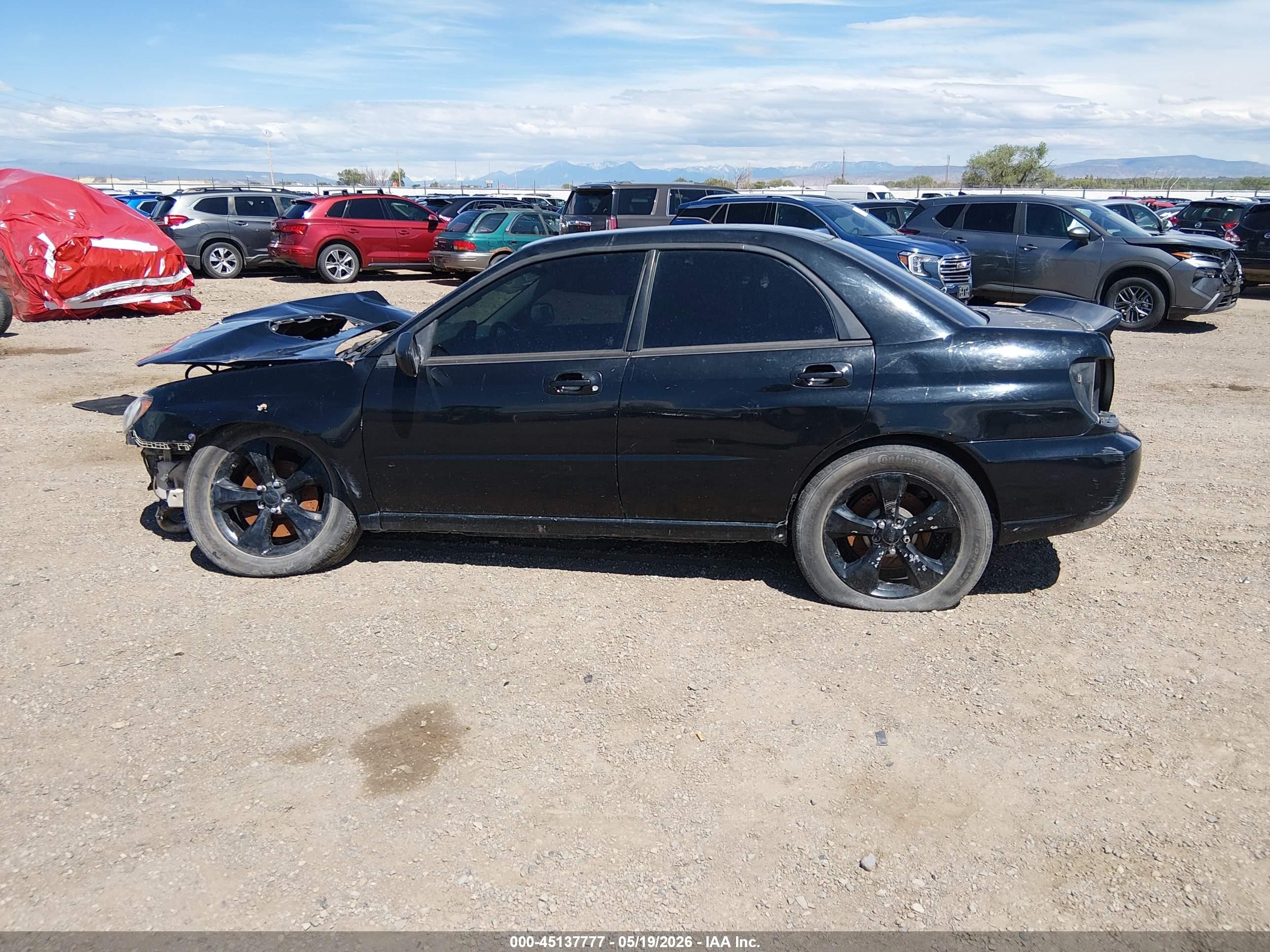 2007 Subaru Impreza Wrx Tr Black vin: JF1GD756X7G510954