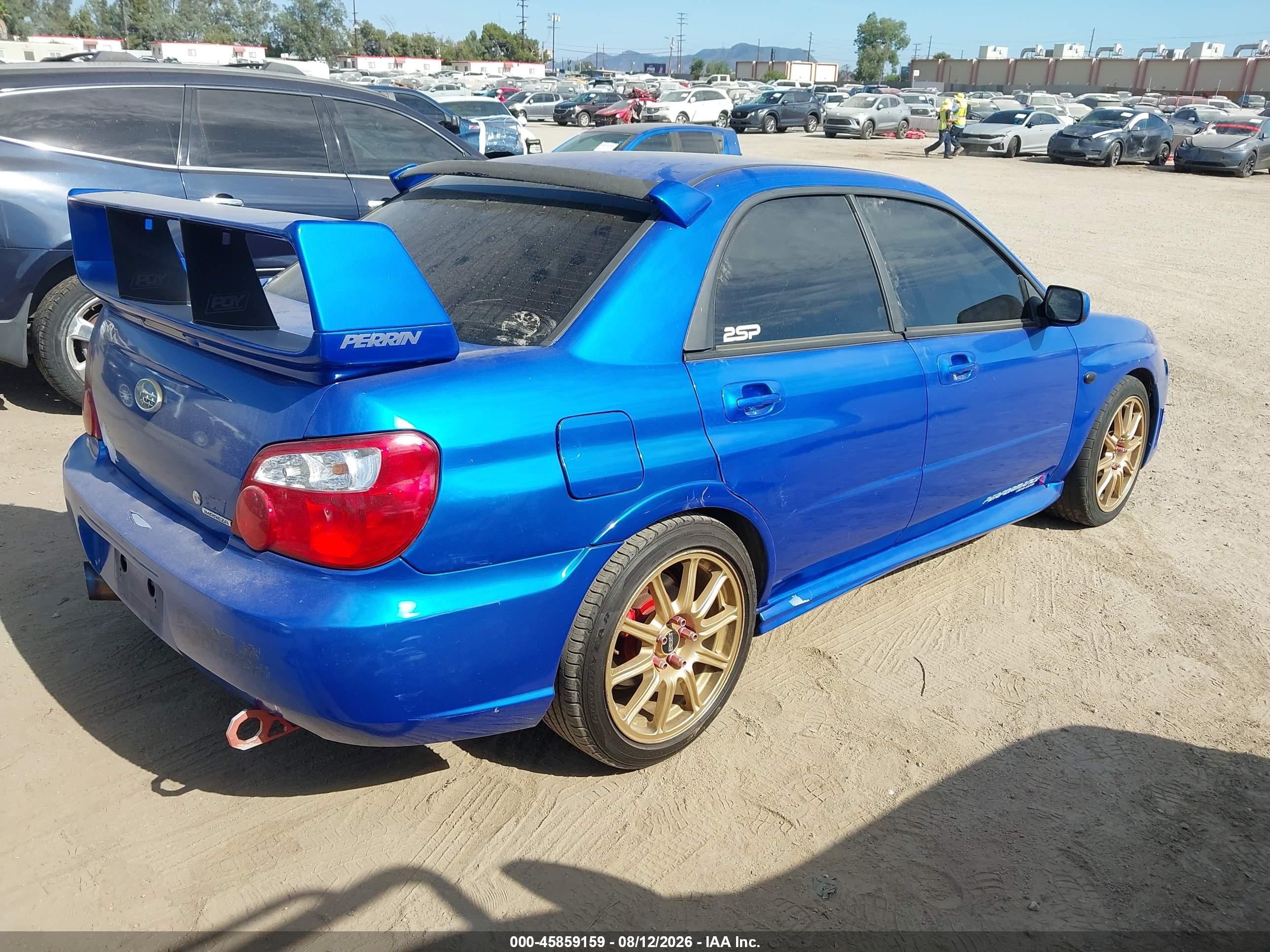 2007 Subaru Impreza Wrx Tr Blue vin: JF1GD756X7G513398