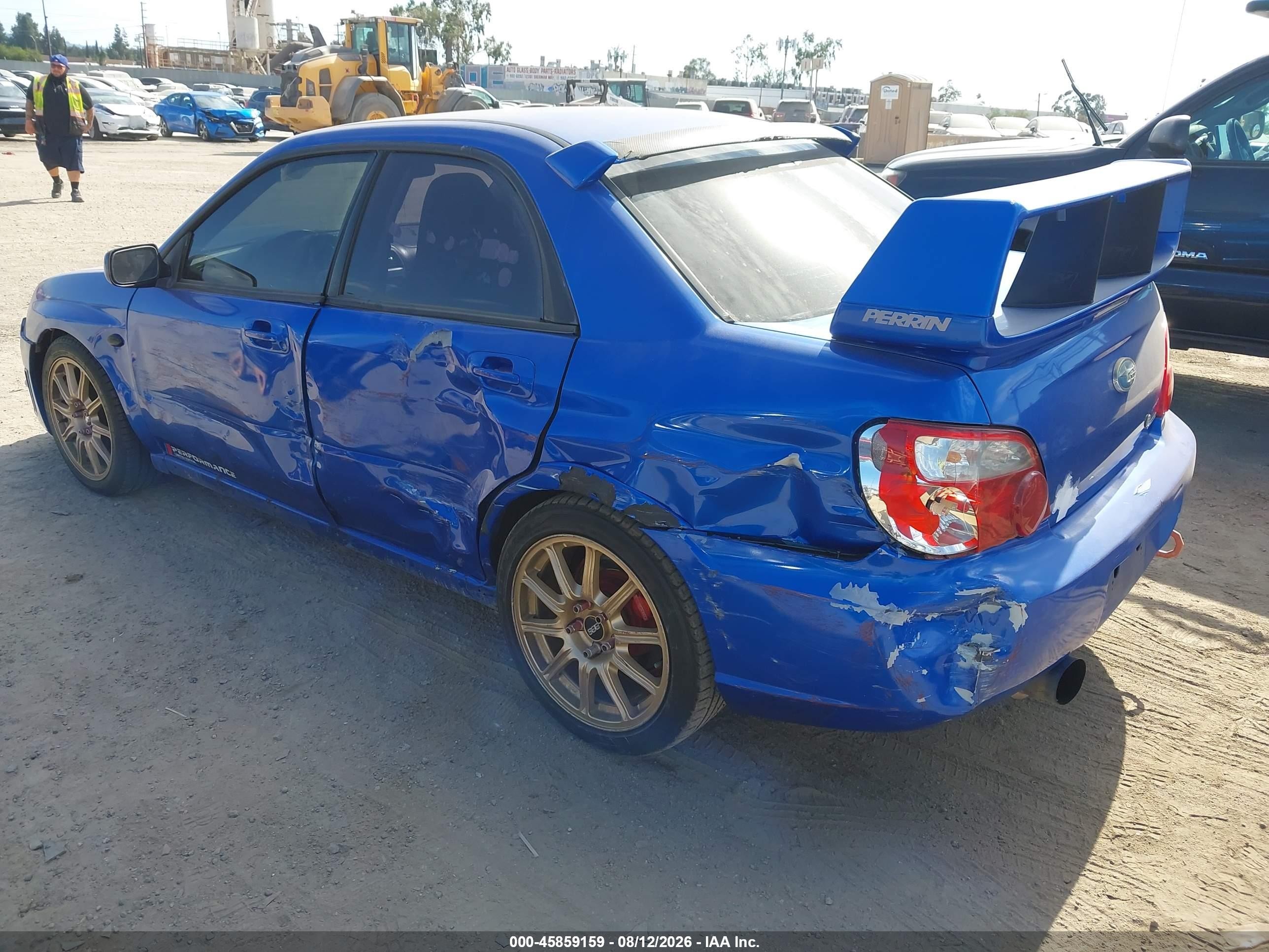 2007 Subaru Impreza Wrx Tr Blue vin: JF1GD756X7G513398