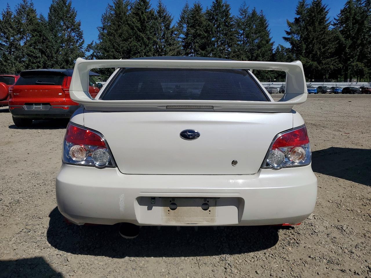 2007 Subaru Impreza Wrx Sti White vin: JF1GD76677L523974