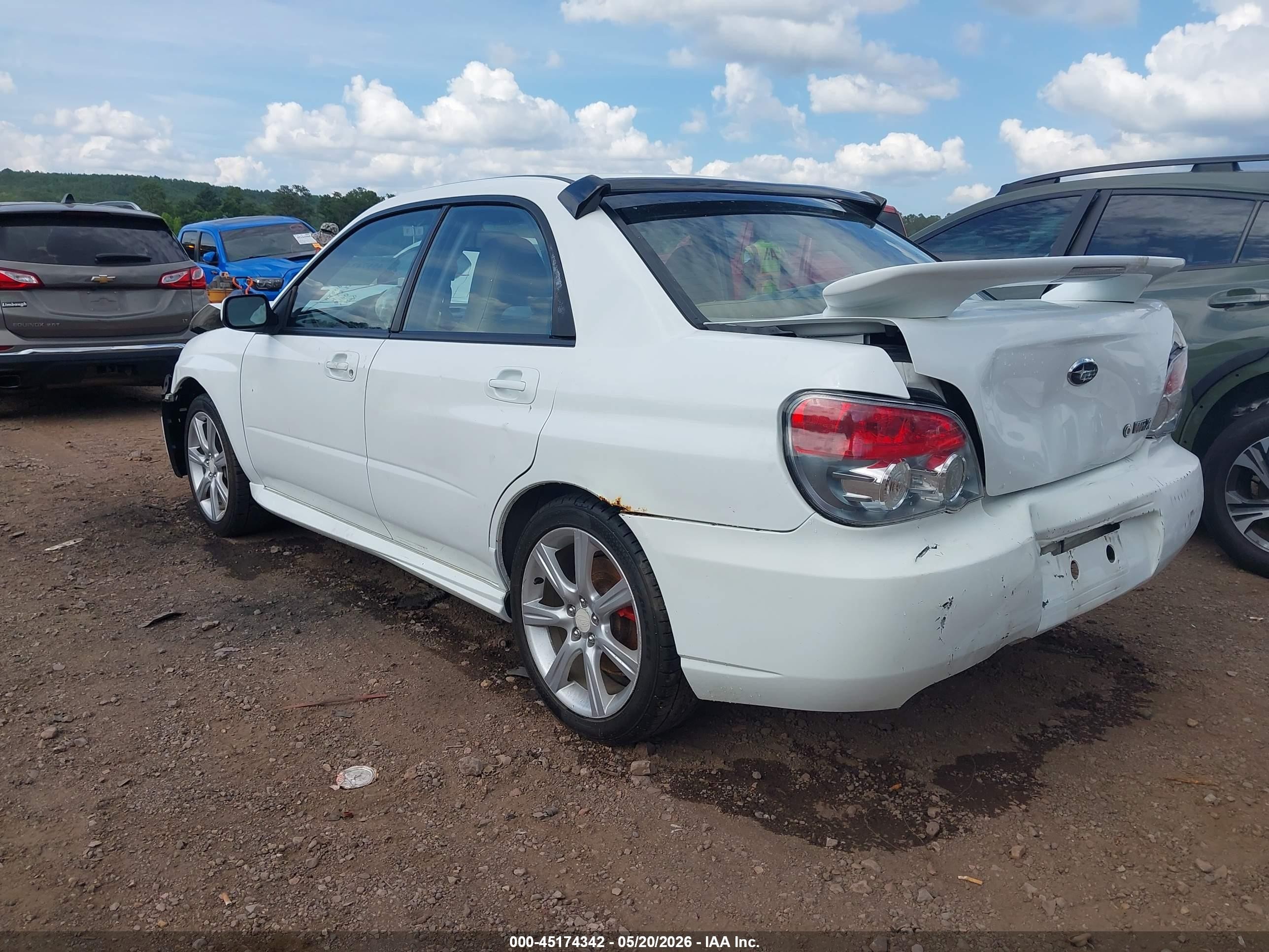 2006 Subaru Impreza Wrx/wrx Limited/wrx Tr Белый vin: JF1GD79626G511184