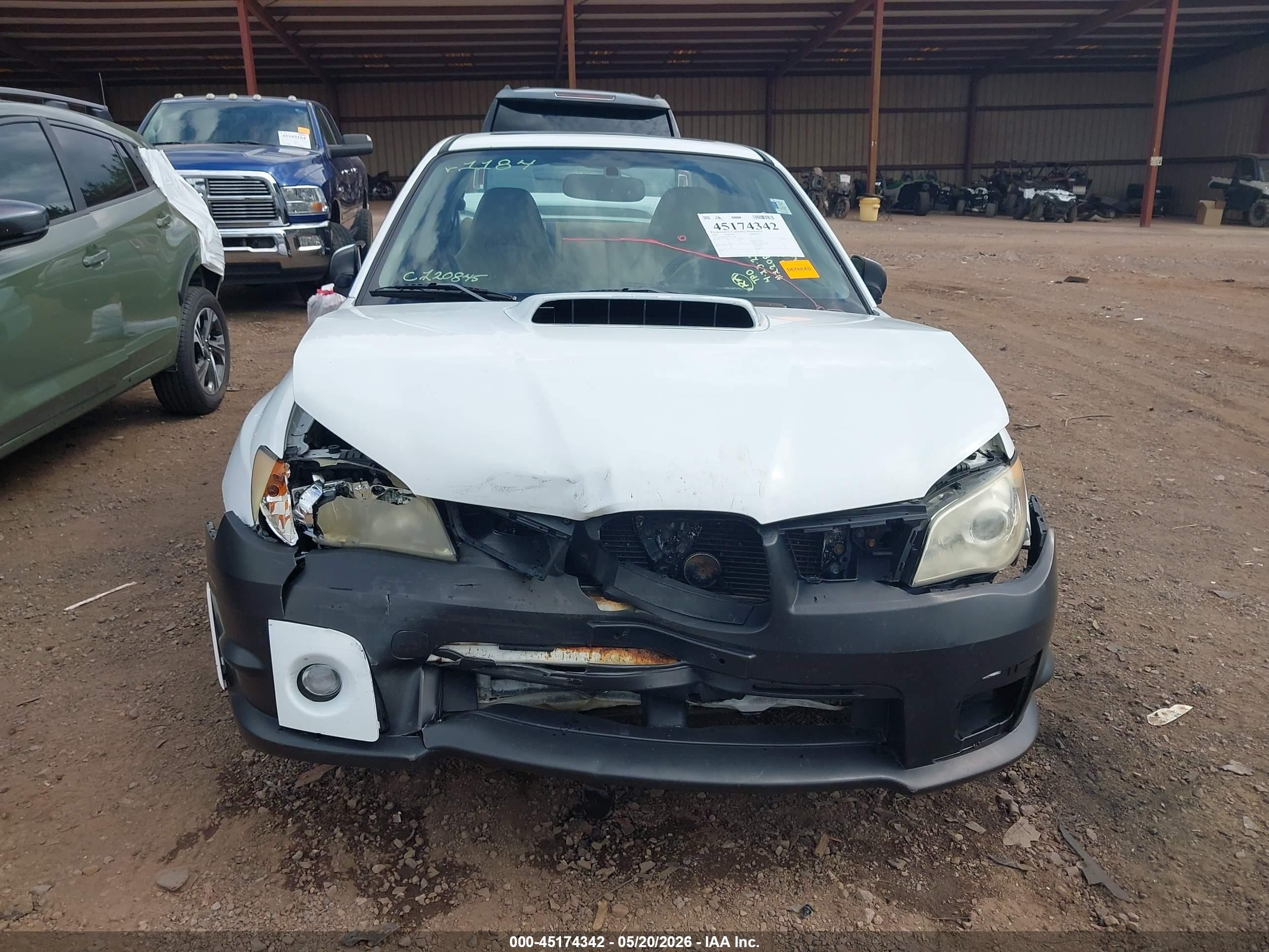 2006 Subaru Impreza Wrx/wrx Limited/wrx Tr Белый vin: JF1GD79626G511184