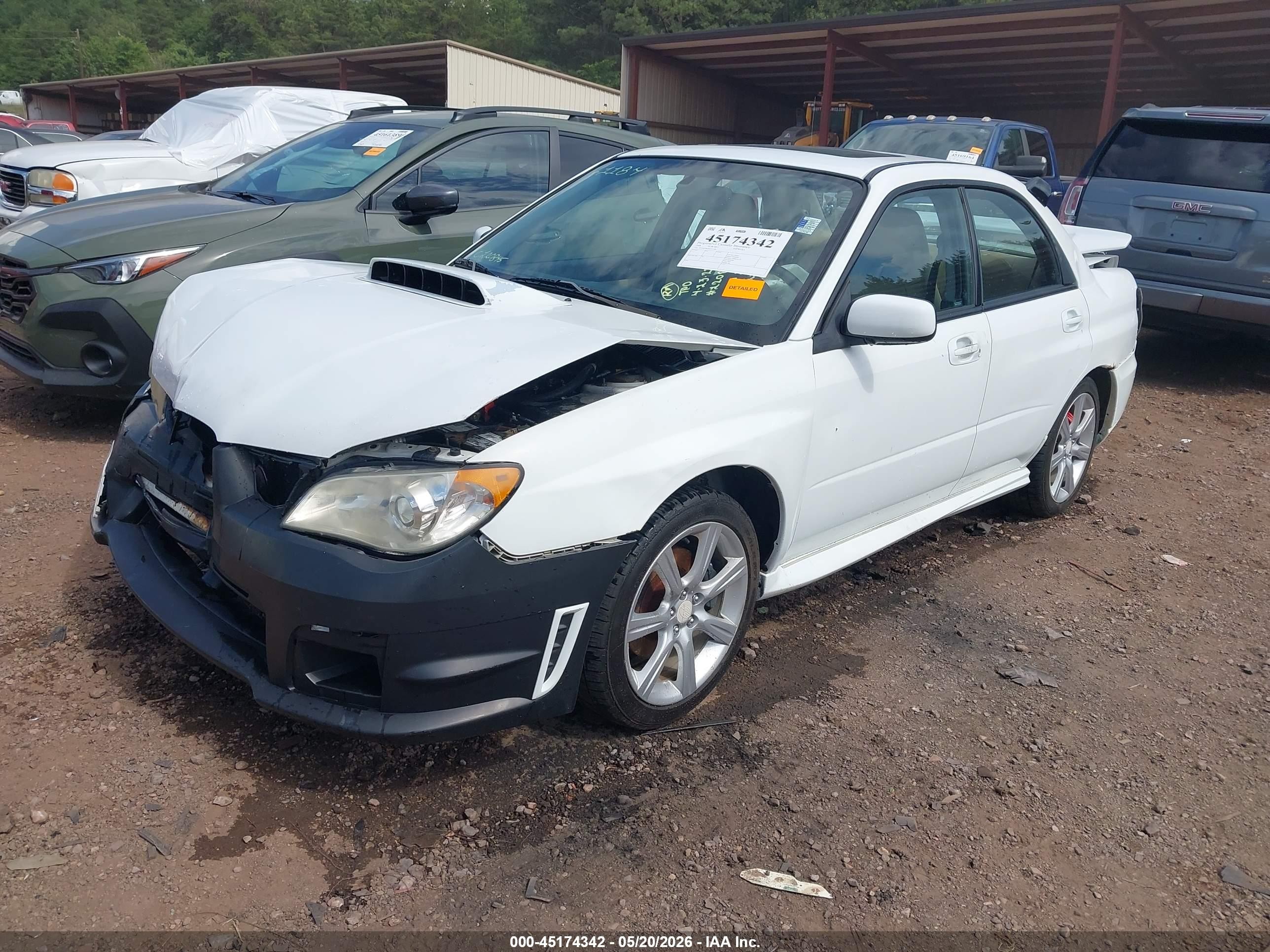 2006 Subaru Impreza Wrx/wrx Limited/wrx Tr Белый vin: JF1GD79626G511184