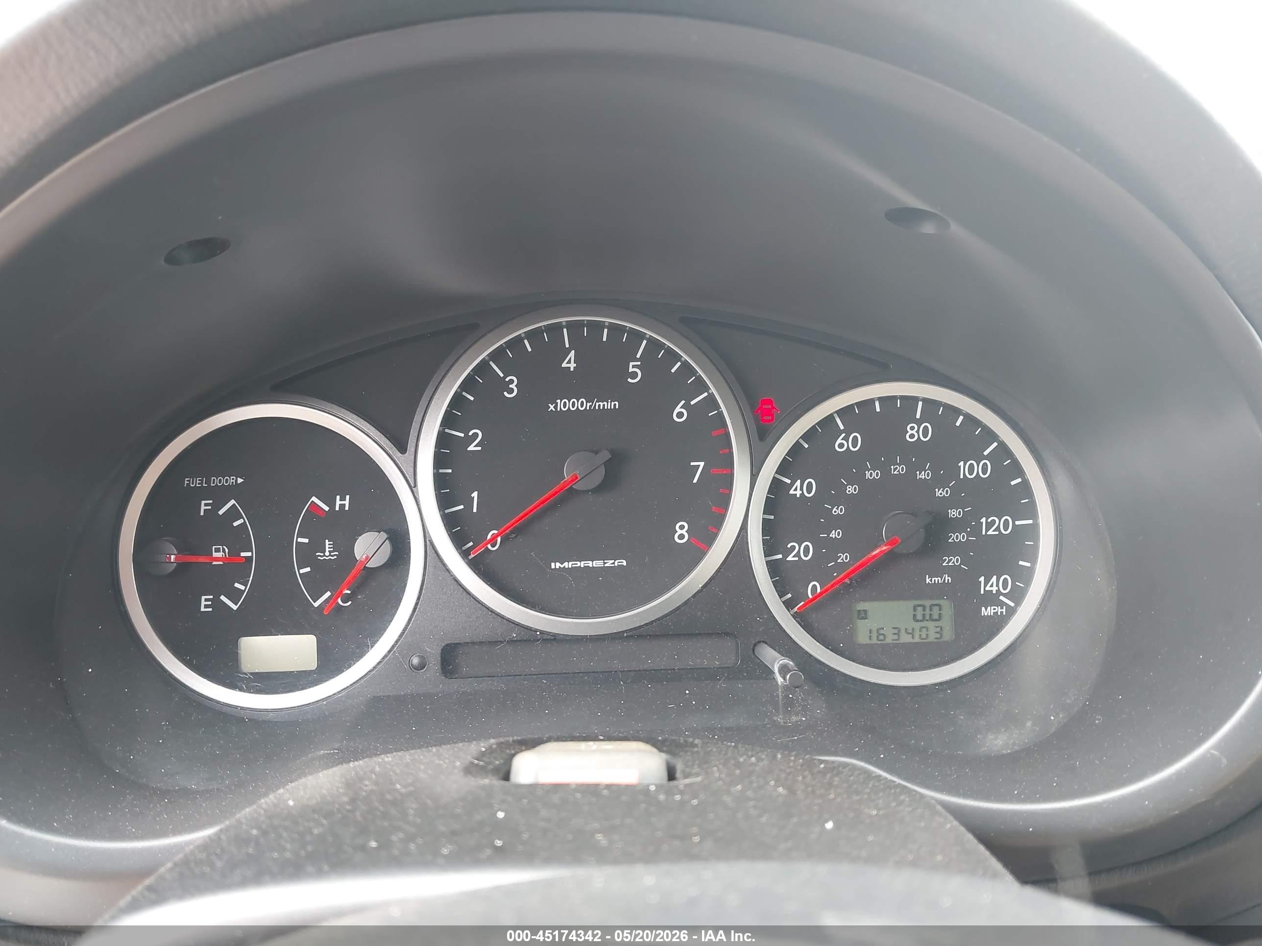 2006 Subaru Impreza Wrx/wrx Limited/wrx Tr Белый vin: JF1GD79626G511184