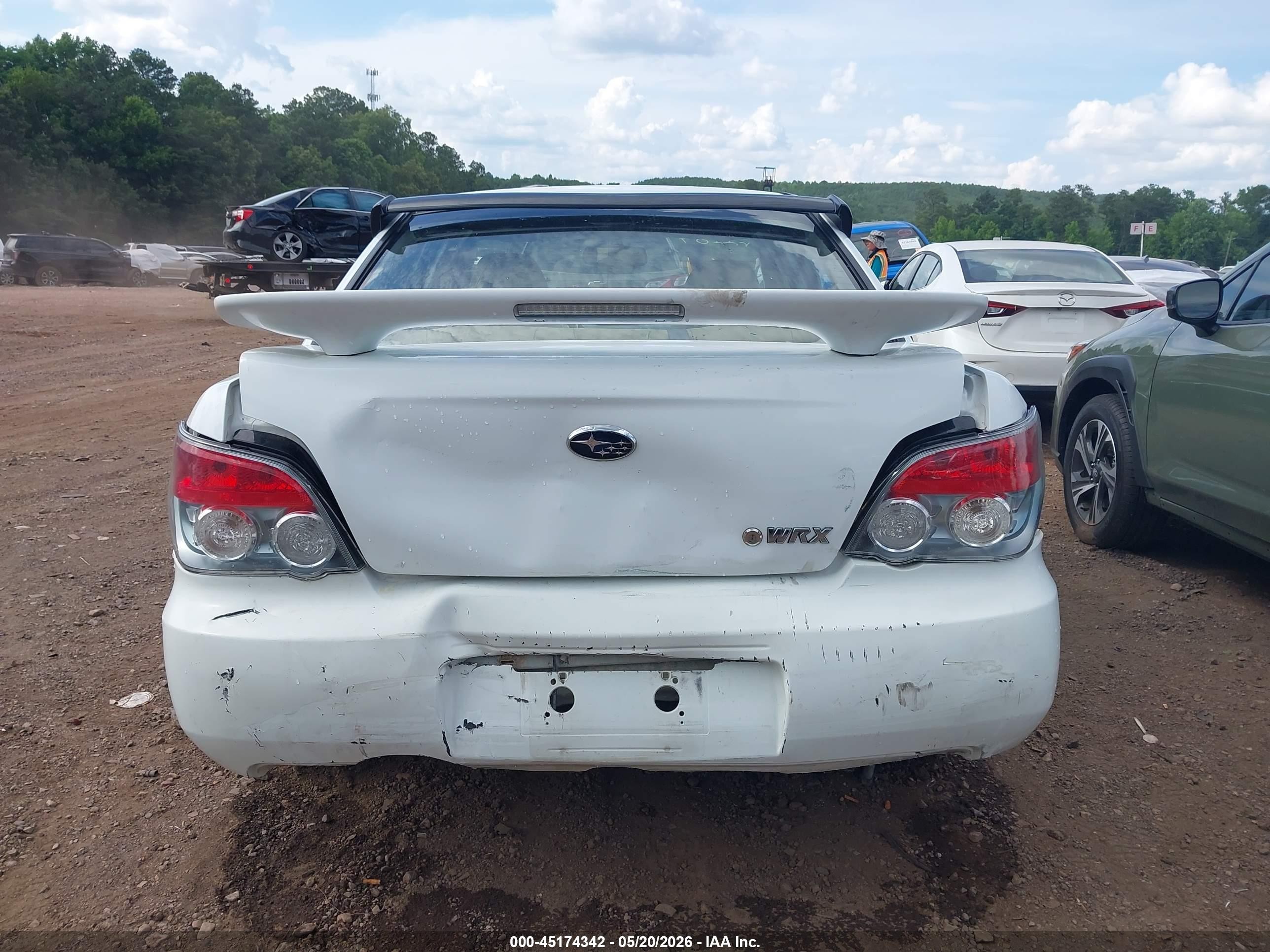 2006 Subaru Impreza Wrx/wrx Limited/wrx Tr Белый vin: JF1GD79626G511184