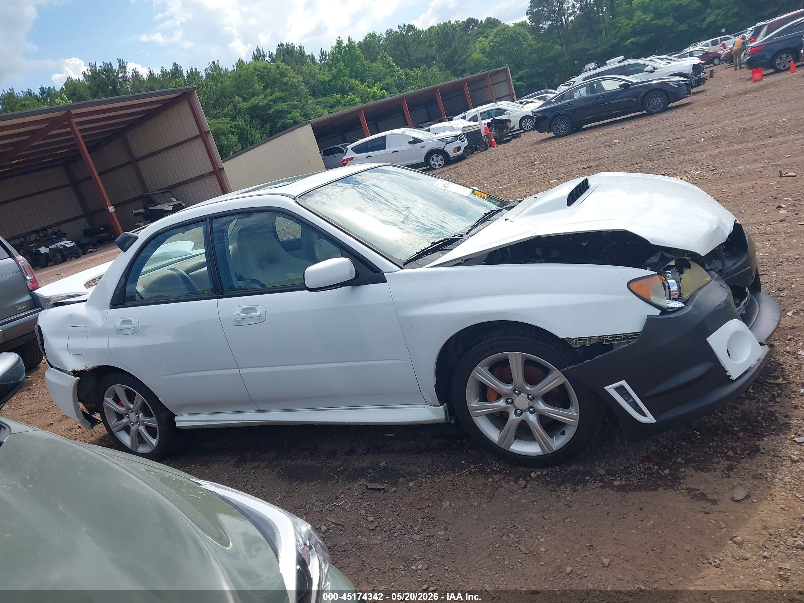 2006 Subaru Impreza Wrx/wrx Limited/wrx Tr Белый vin: JF1GD79626G511184