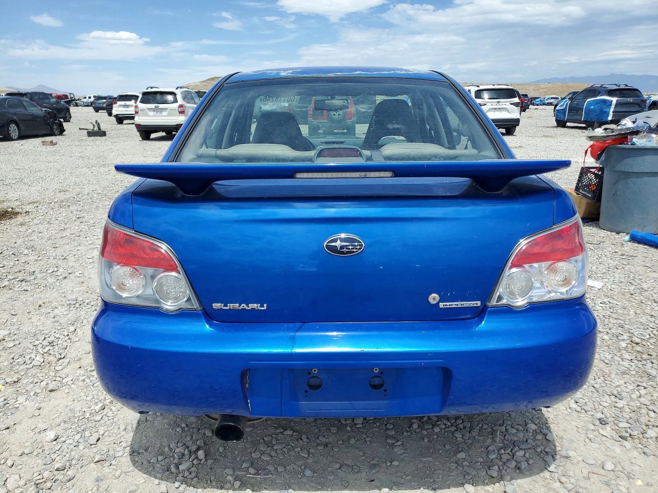2006 Subaru Impreza Wrx Blue vin: JF1GD79636G520976
