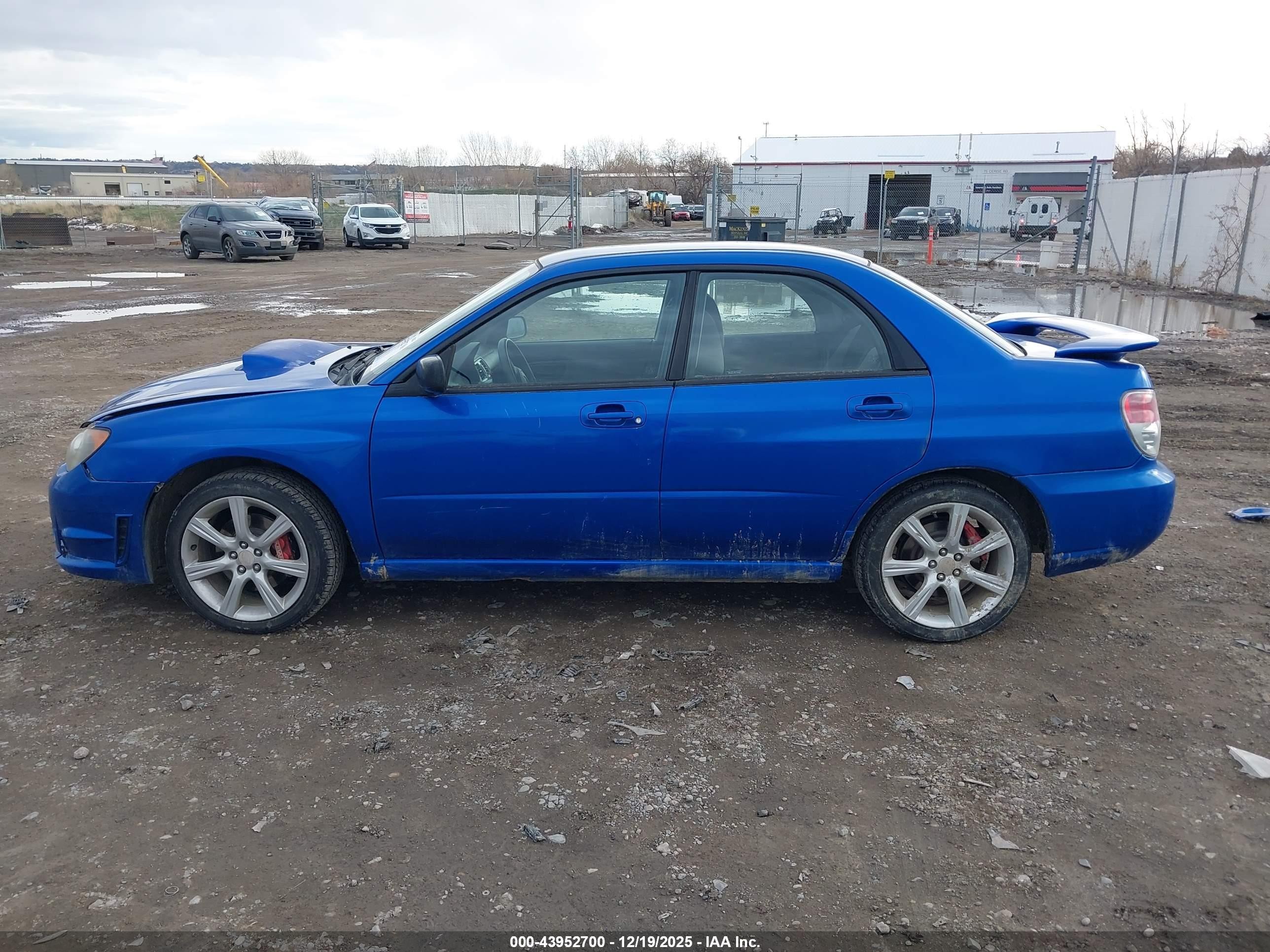 2006 Subaru Impreza Wrx/wrx Limited/wrx Tr Blue vin: JF1GD79646G503040