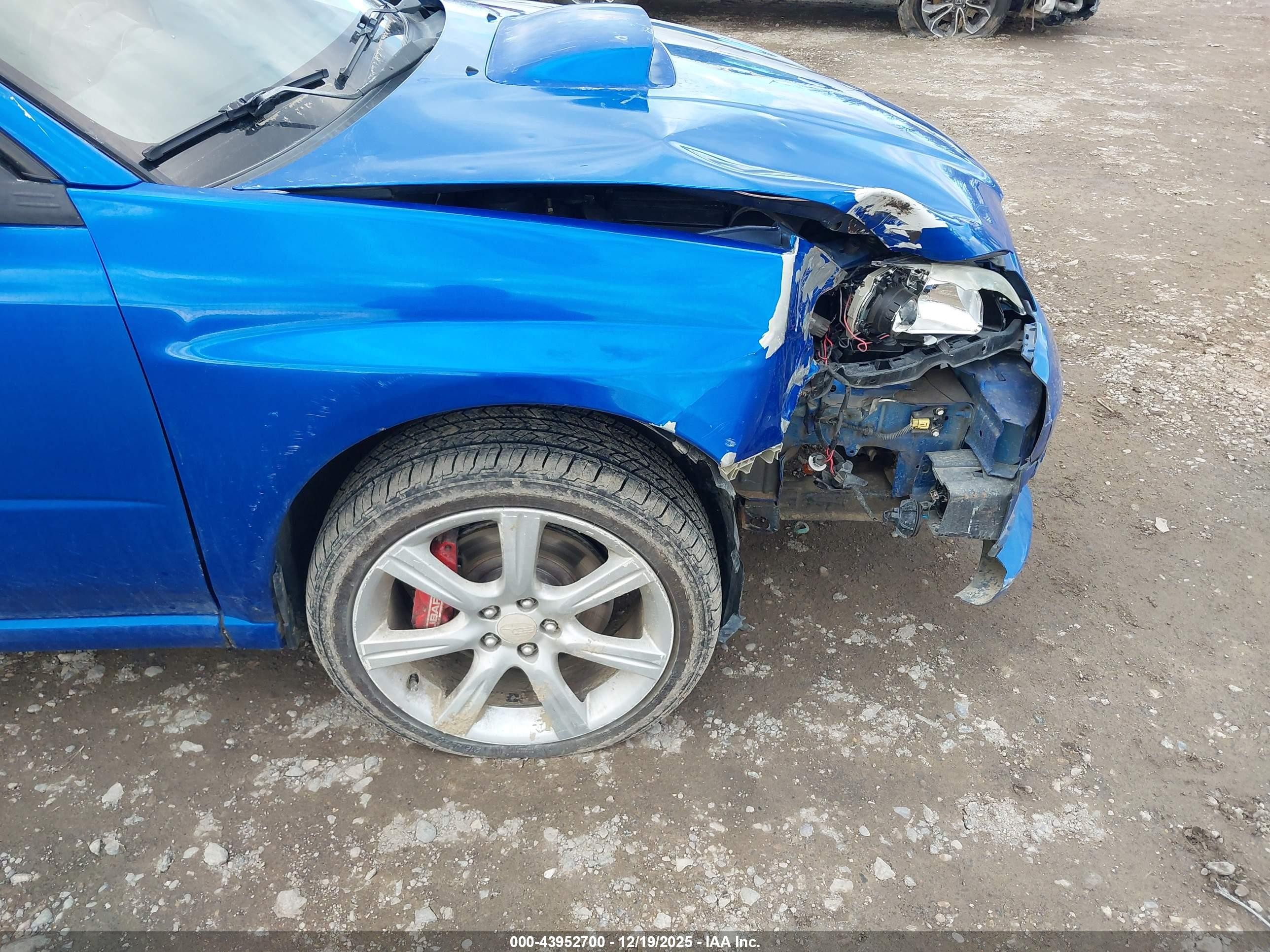 2006 Subaru Impreza Wrx/wrx Limited/wrx Tr Blue vin: JF1GD79646G503040