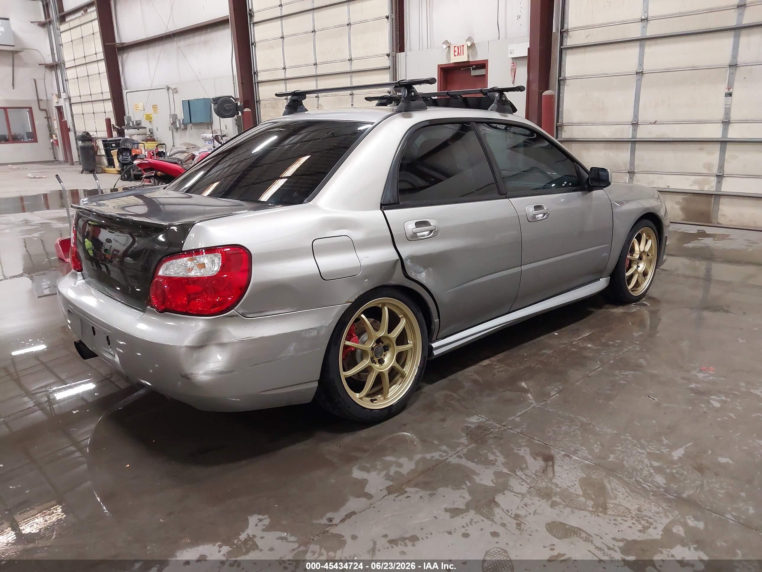 2006 Subaru Impreza Wrx/wrx Limited/wrx Tr Gray vin: JF1GD79646G503362
