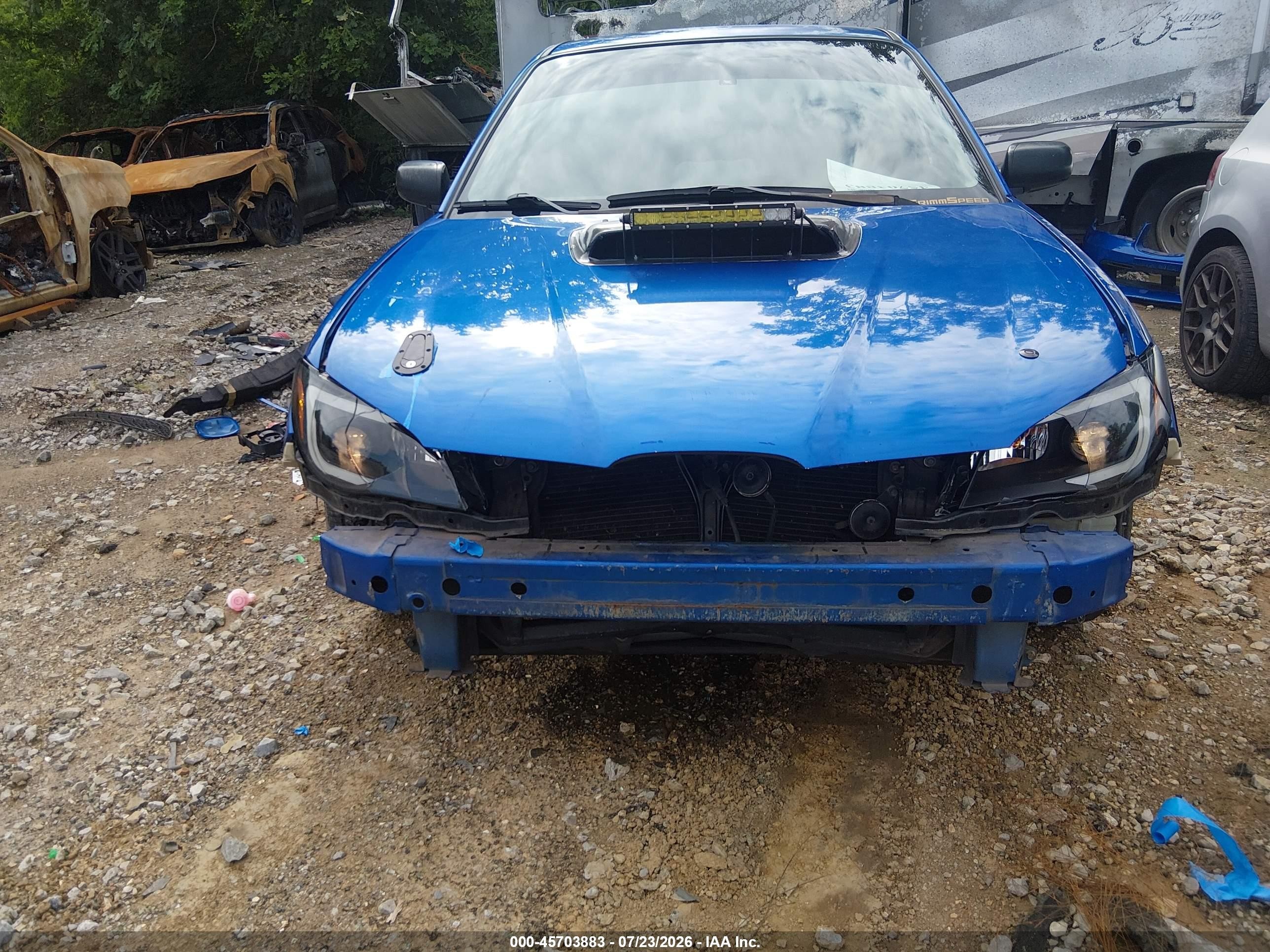 2006 Subaru Impreza Wrx Tr Blue vin: JF1GD79646G521991