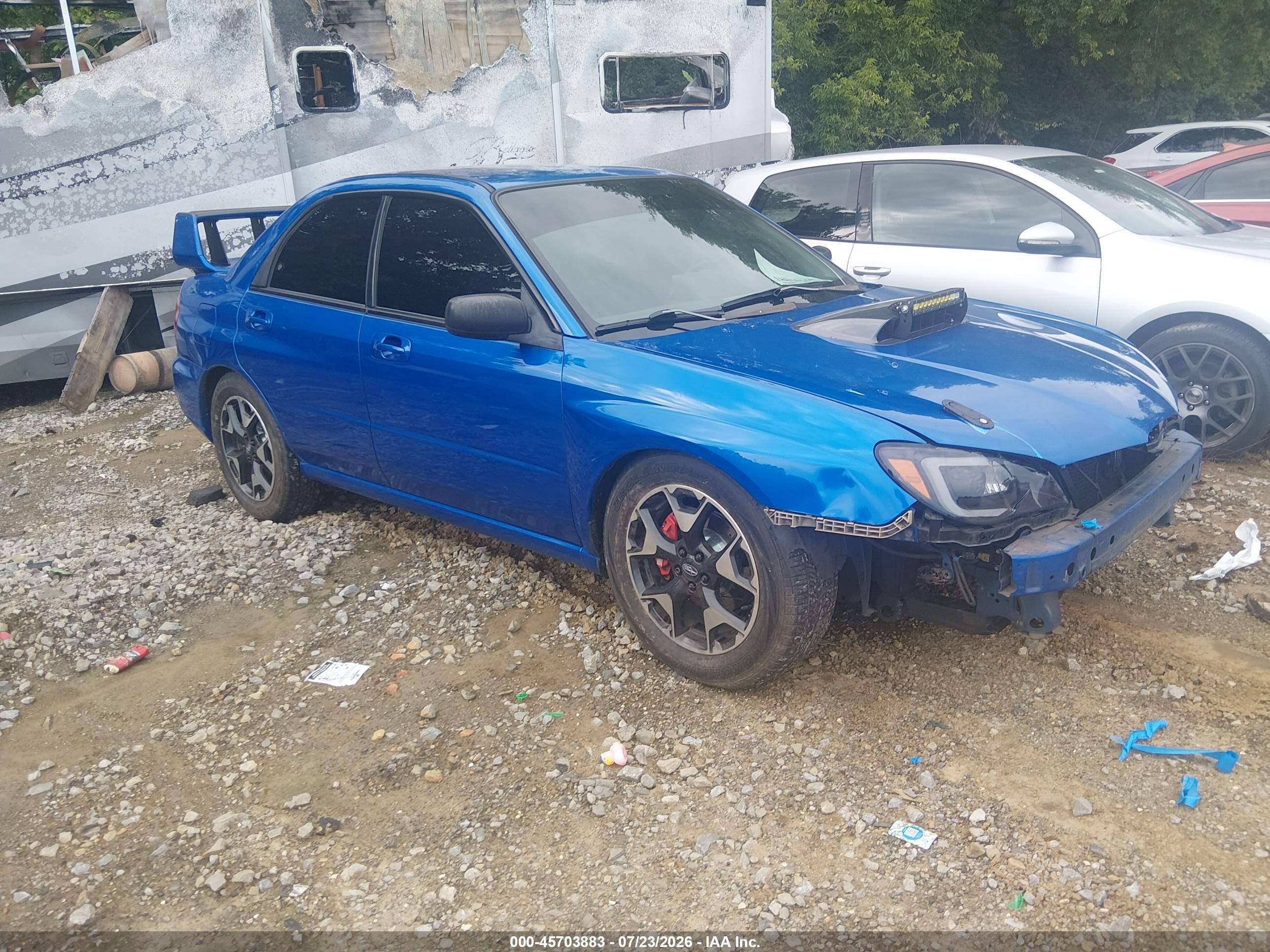2006 Subaru Impreza Wrx Tr Синий vin: JF1GD79646G521991
