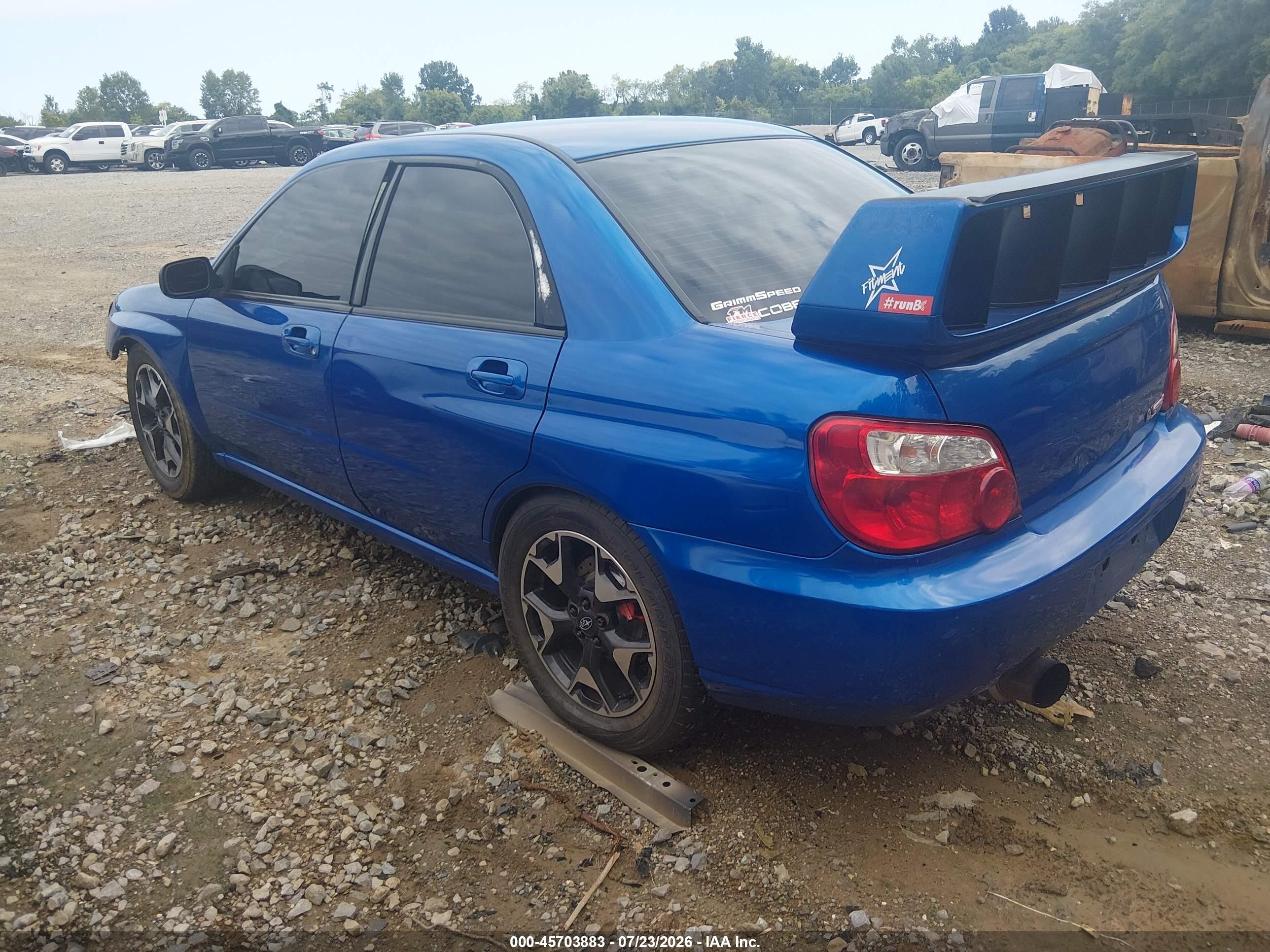 2006 Subaru Impreza Wrx Tr Blue vin: JF1GD79646G521991