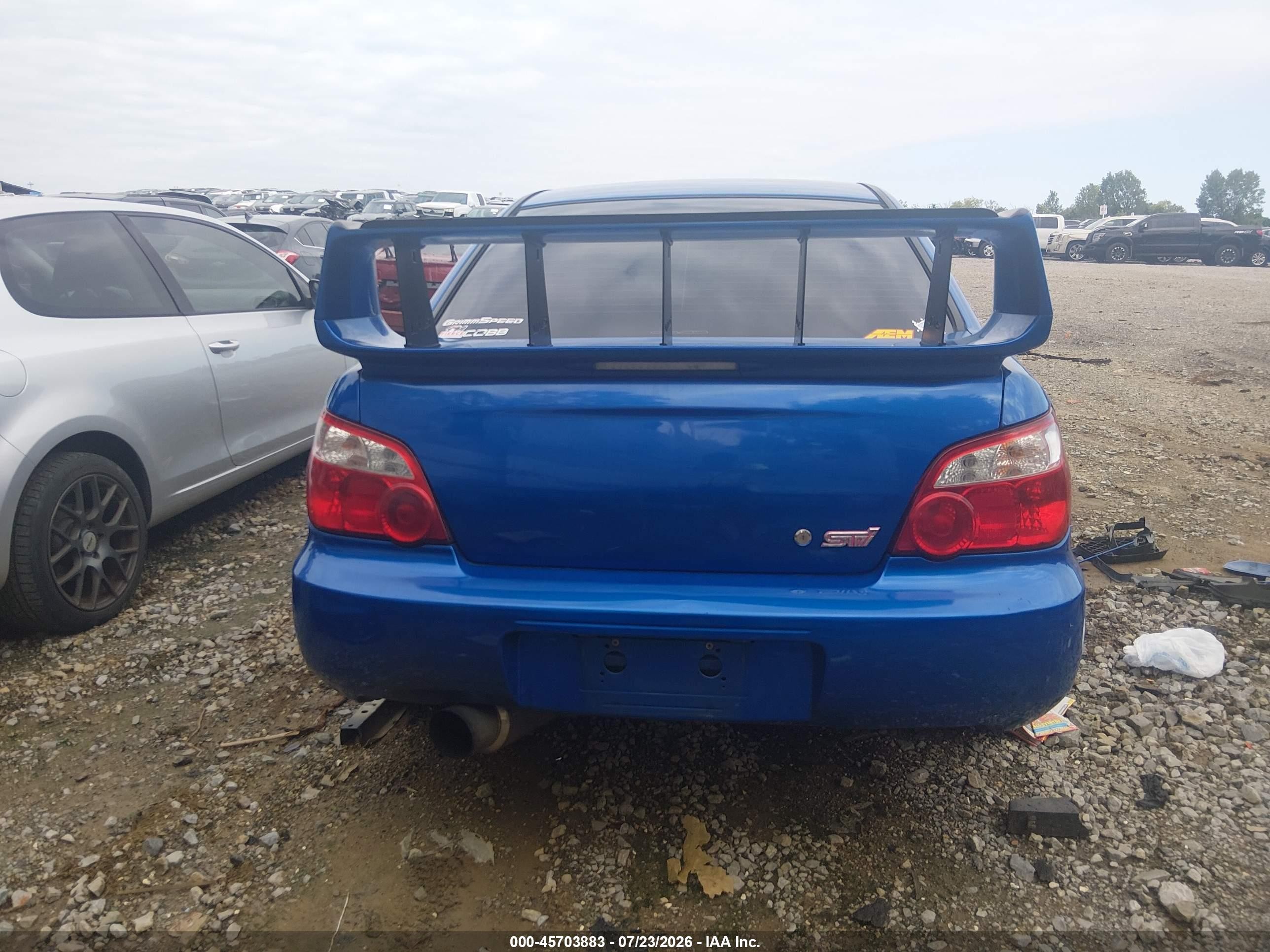 2006 Subaru Impreza Wrx Tr Blue vin: JF1GD79646G521991