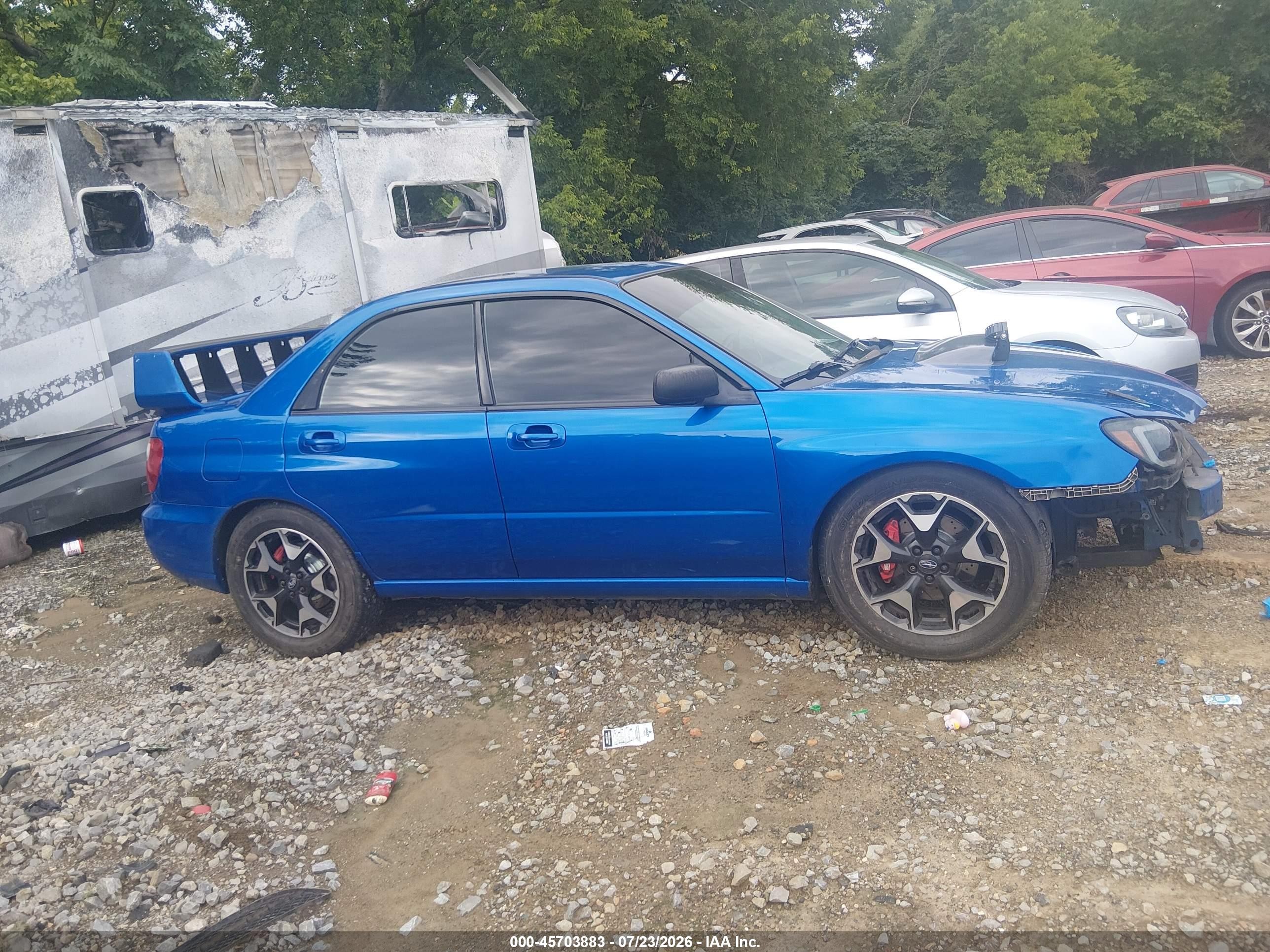 2006 Subaru Impreza Wrx Tr Blue vin: JF1GD79646G521991