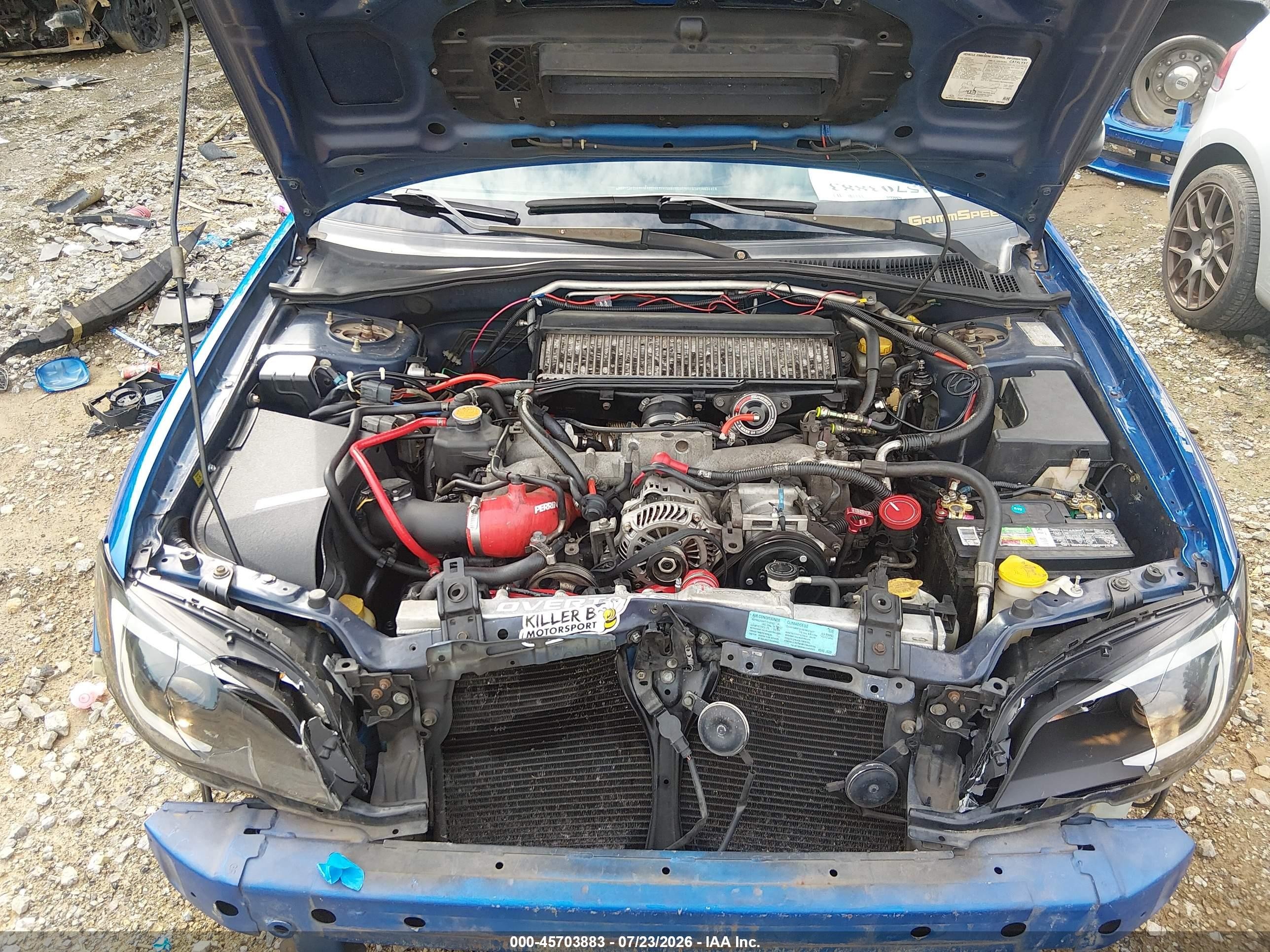 2006 Subaru Impreza Wrx Tr Blue vin: JF1GD79646G521991