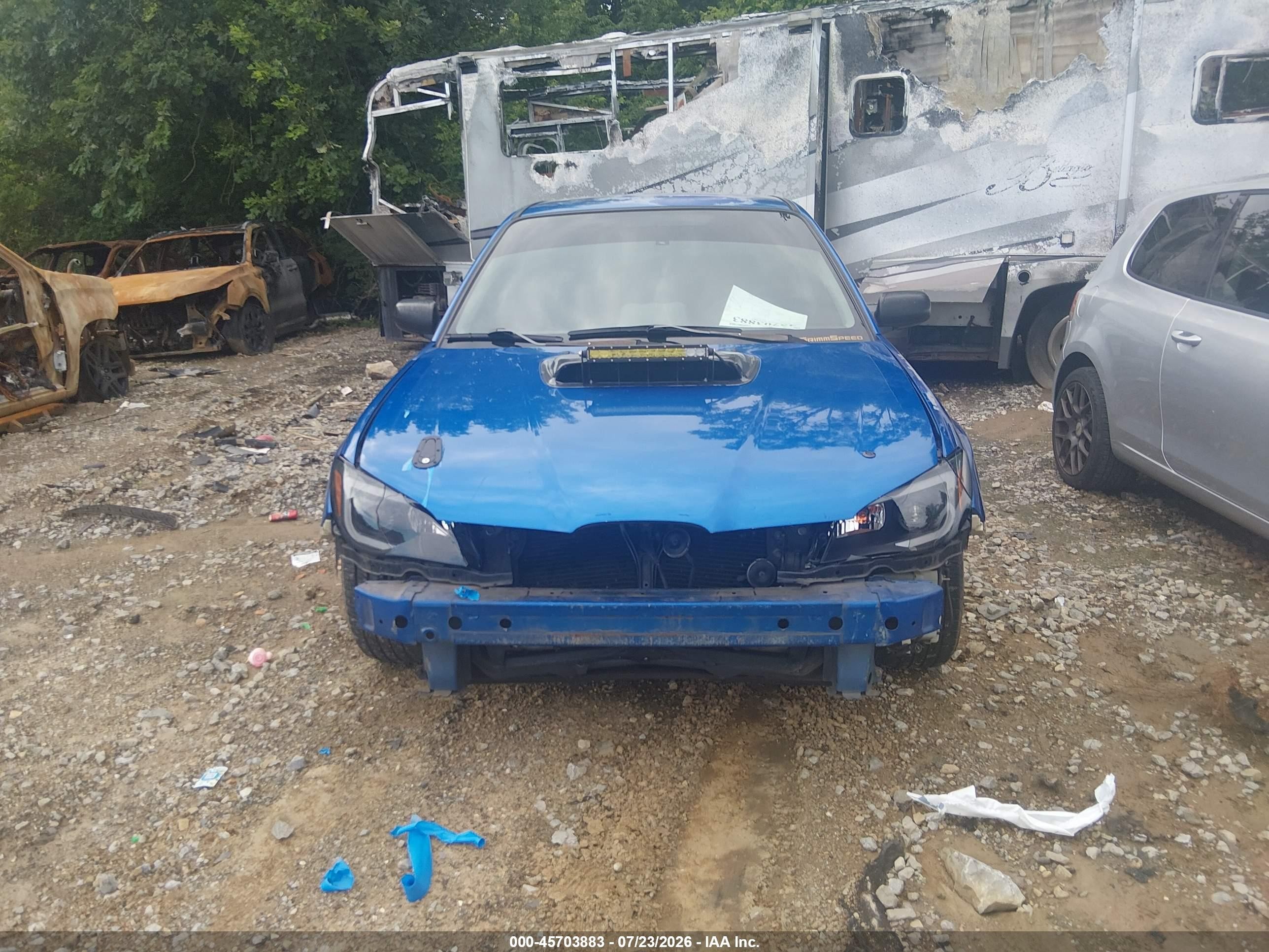 2006 Subaru Impreza Wrx Tr Blue vin: JF1GD79646G521991