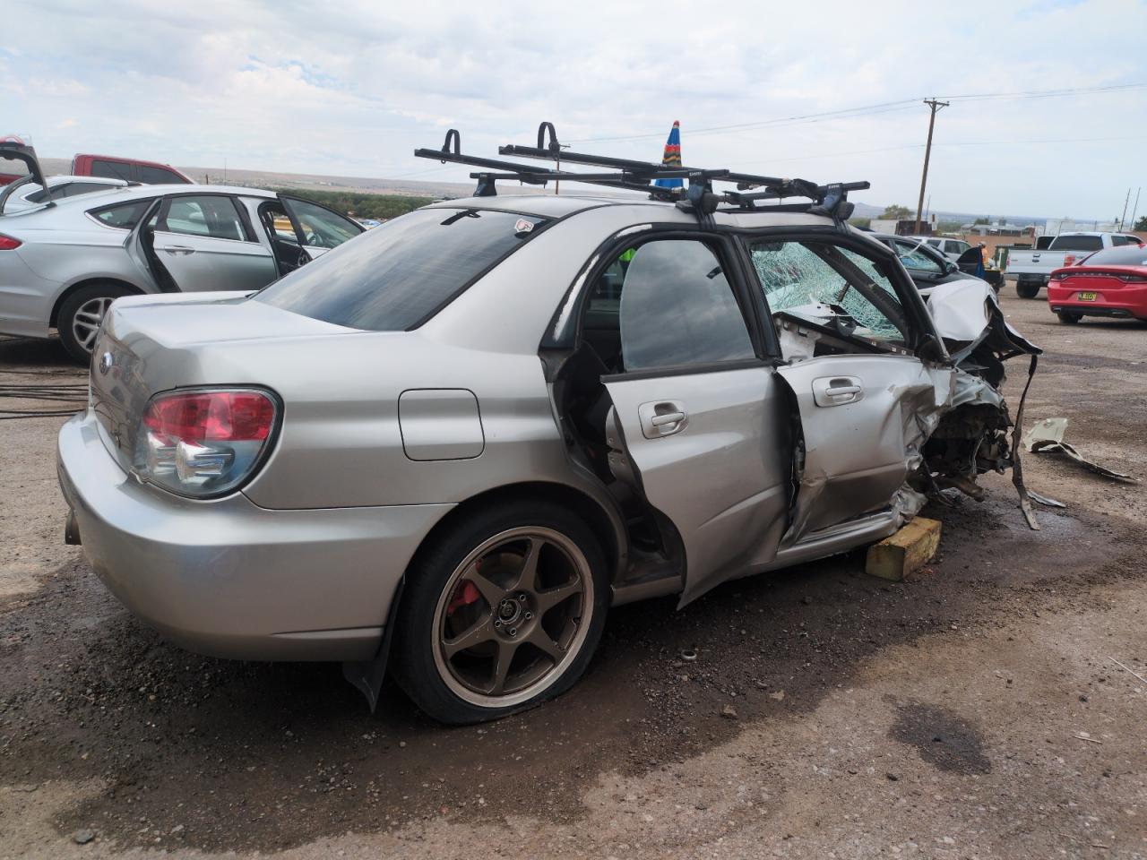 2006 Subaru Impreza Wrx Silver vin: JF1GD79656G514533