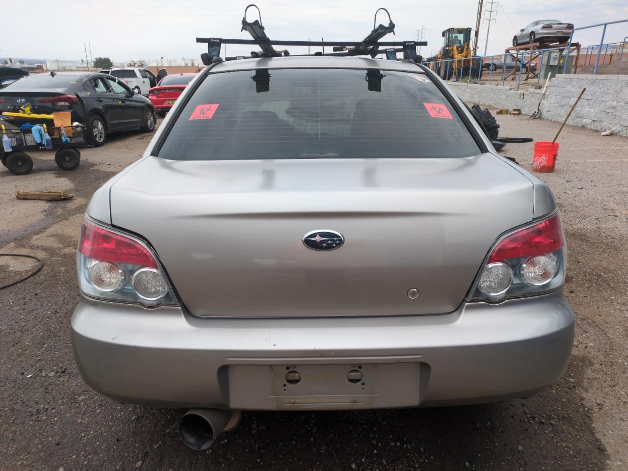 2006 Subaru Impreza Wrx Silver vin: JF1GD79656G514533