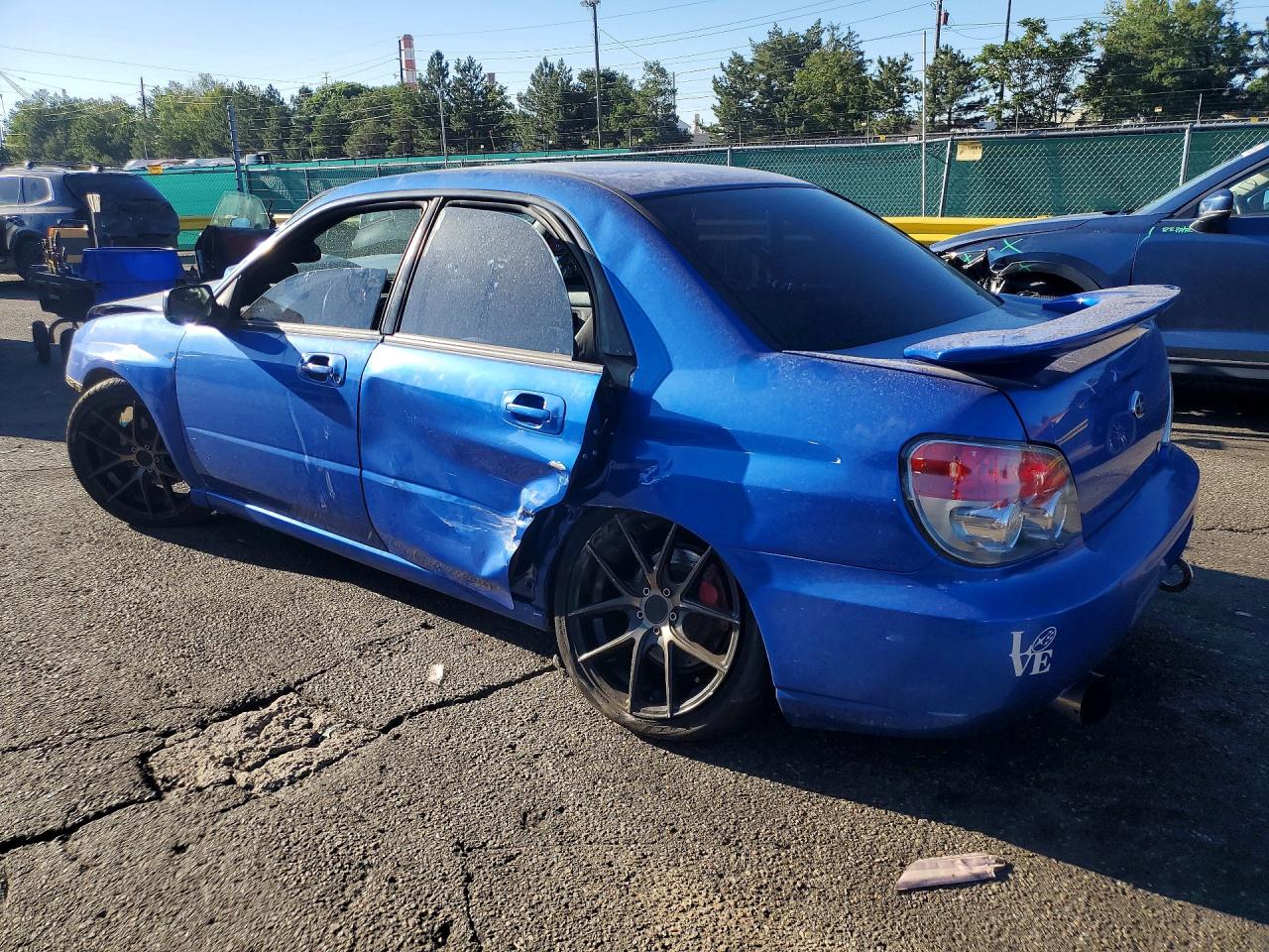 2006 Subaru Impreza Wrx Blue vin: JF1GD79676G502707