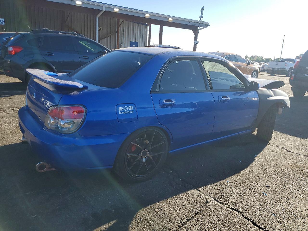 2006 Subaru Impreza Wrx Blue vin: JF1GD79676G502707