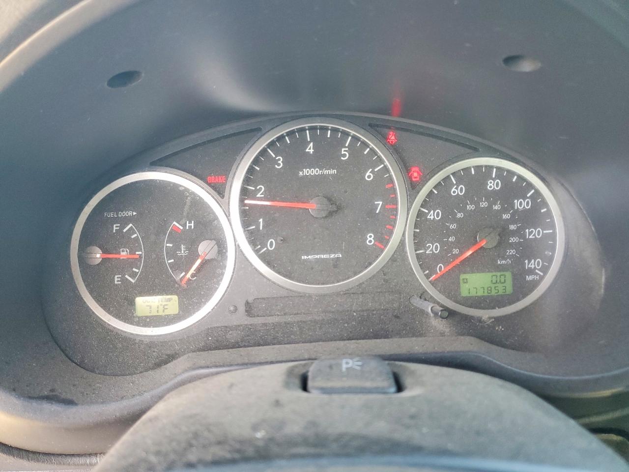 2006 Subaru Impreza Wrx Gray vin: JF1GD79686G511528