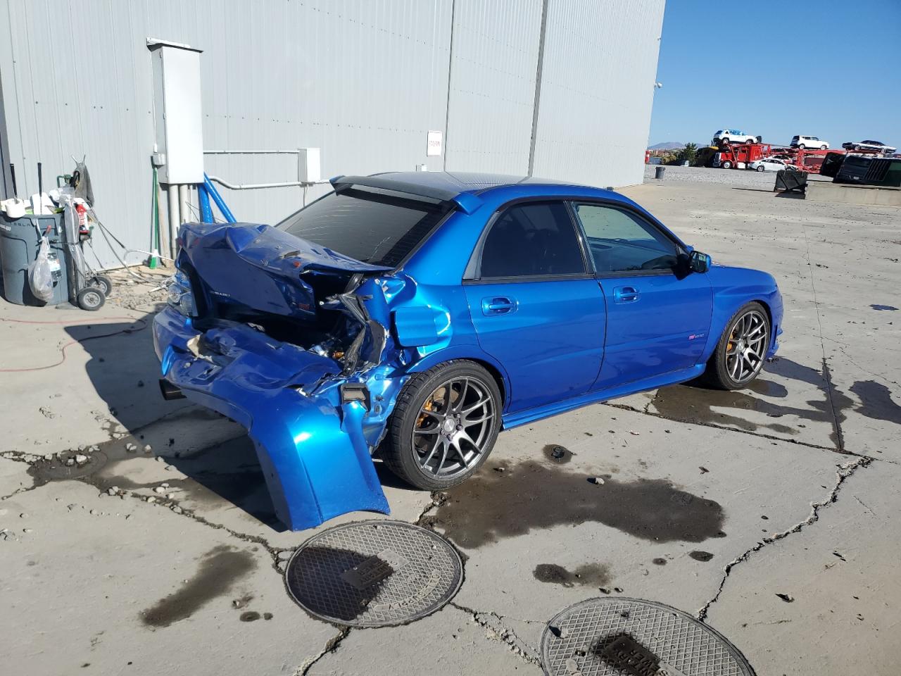 2006 Subaru Impreza Wrx Blue vin: JF1GD79696G508864
