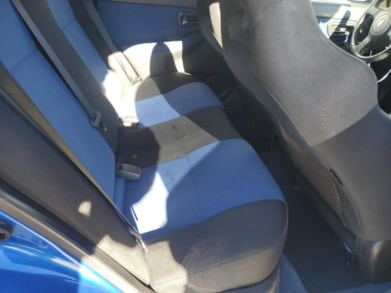 2006 Subaru Impreza Wrx Blue vin: JF1GD79696G508864