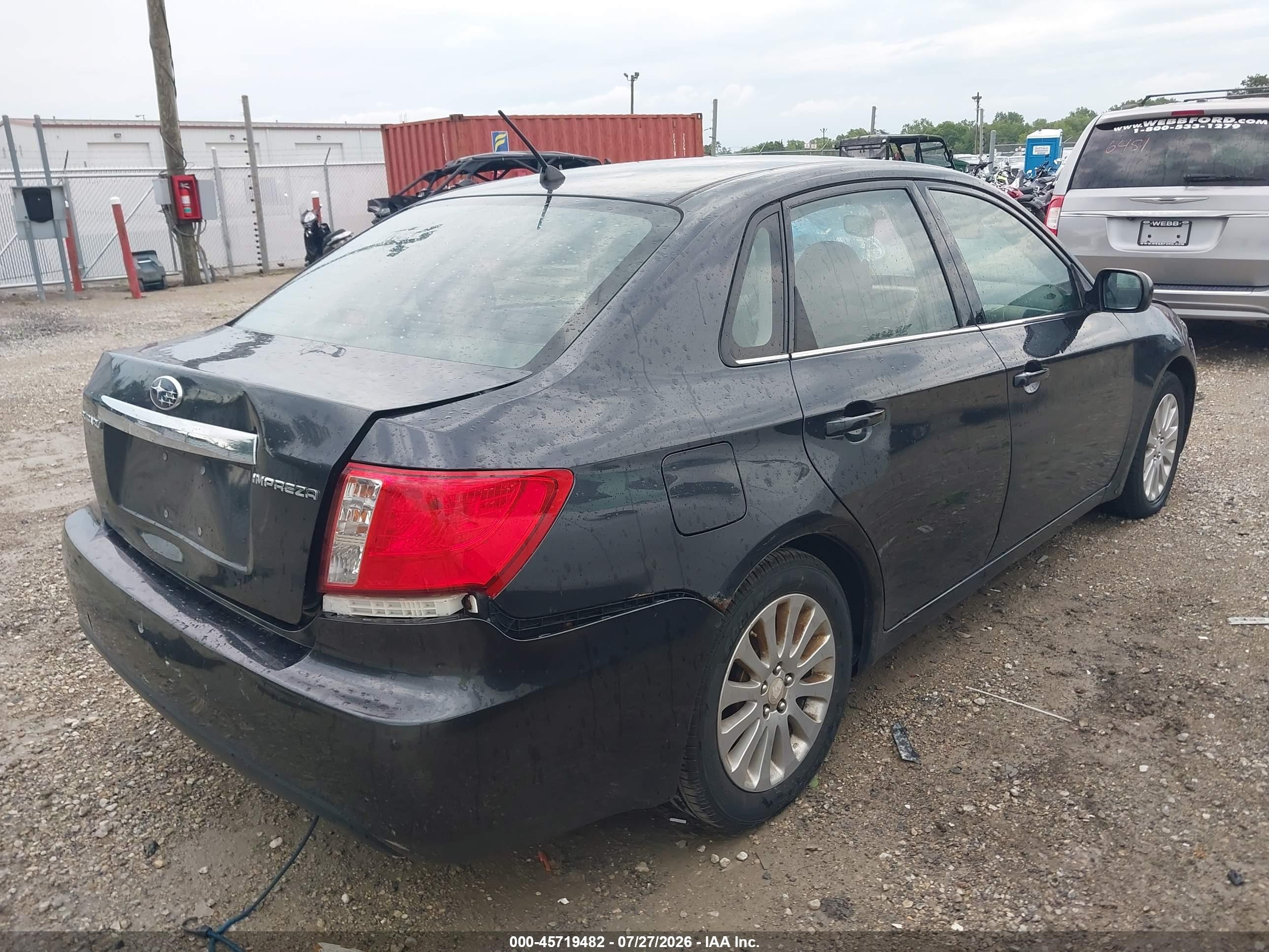2009 Subaru Impreza 2.5i Серый vin: JF1GE60629H506277