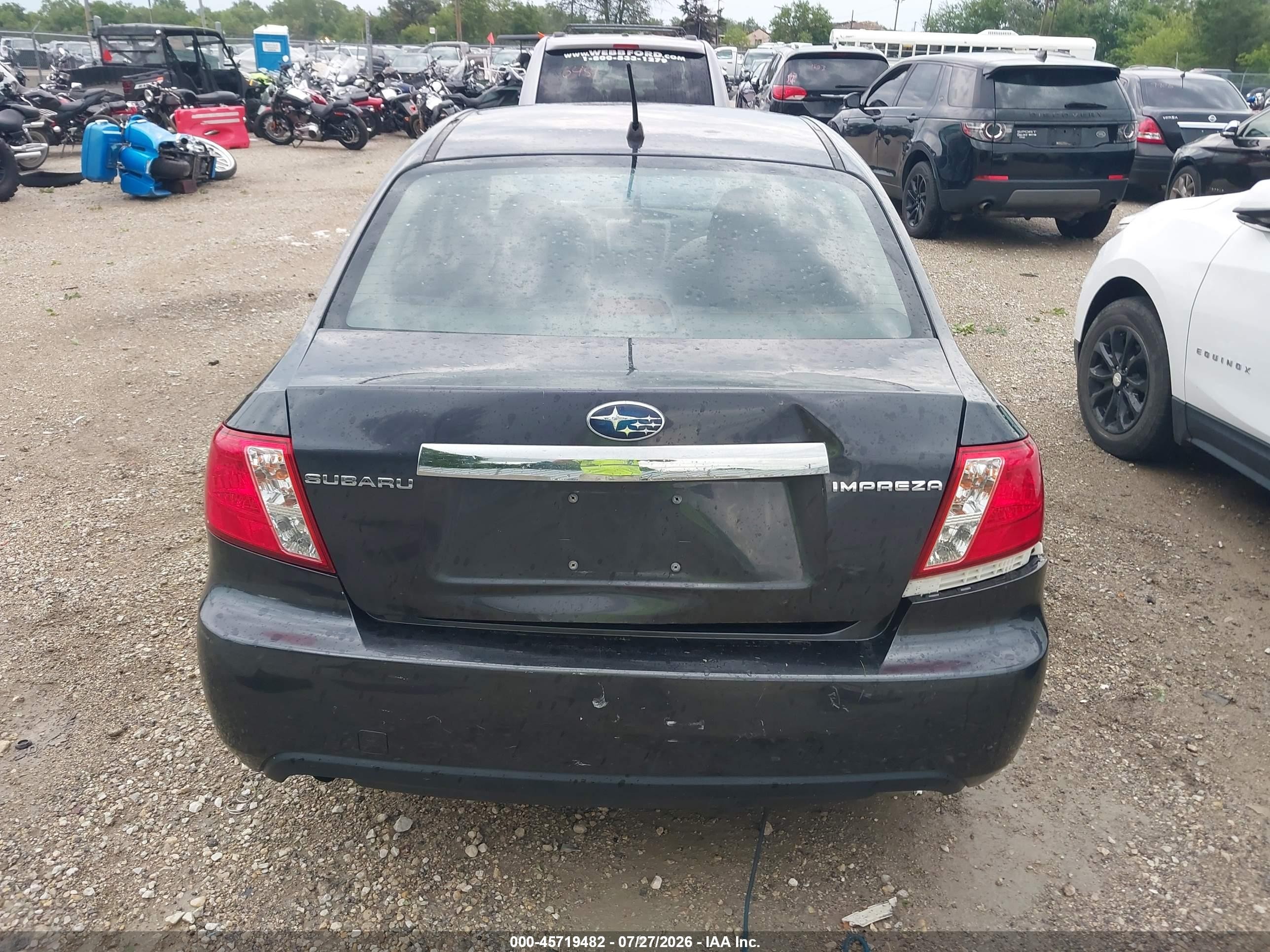 2009 Subaru Impreza 2.5i Серый vin: JF1GE60629H506277