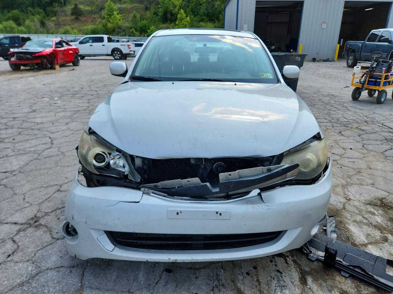 2009 Subaru Impreza 2.5i Premium Серебряный vin: JF1GE60639H507681