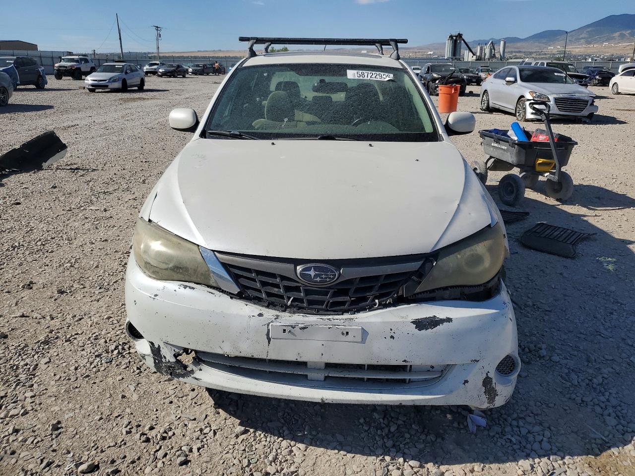 2009 Subaru Impreza 2.5i Premium Белый vin: JF1GE60639H517501