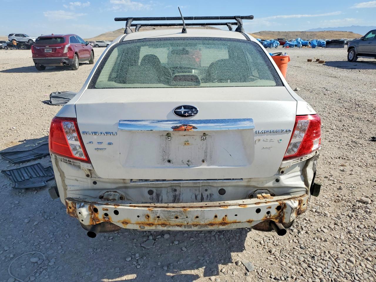 2009 Subaru Impreza 2.5i Premium Белый vin: JF1GE60639H517501