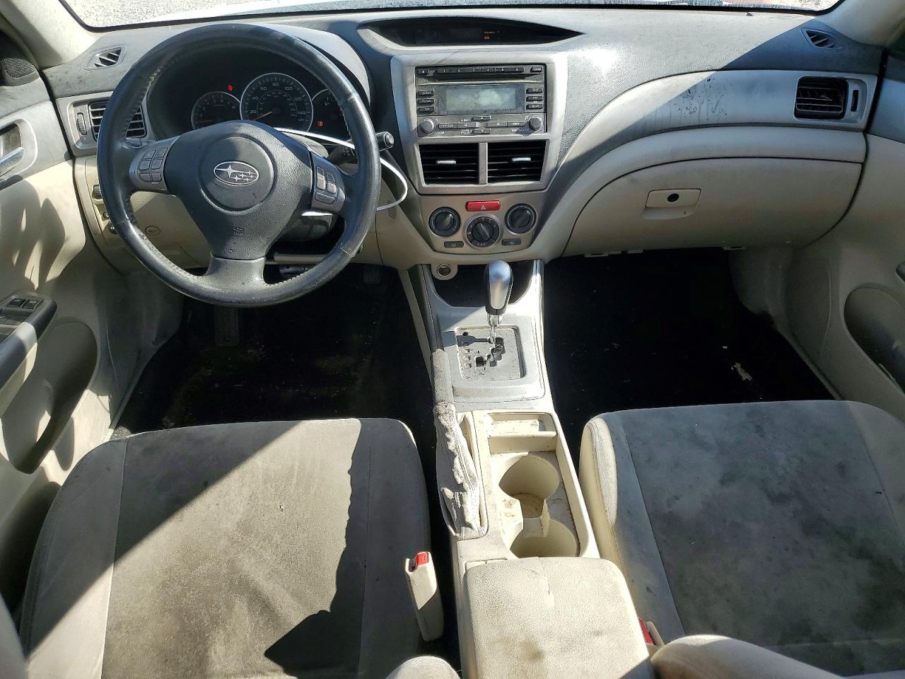 2009 Subaru Impreza 2.5i Premium Белый vin: JF1GE60639H517501