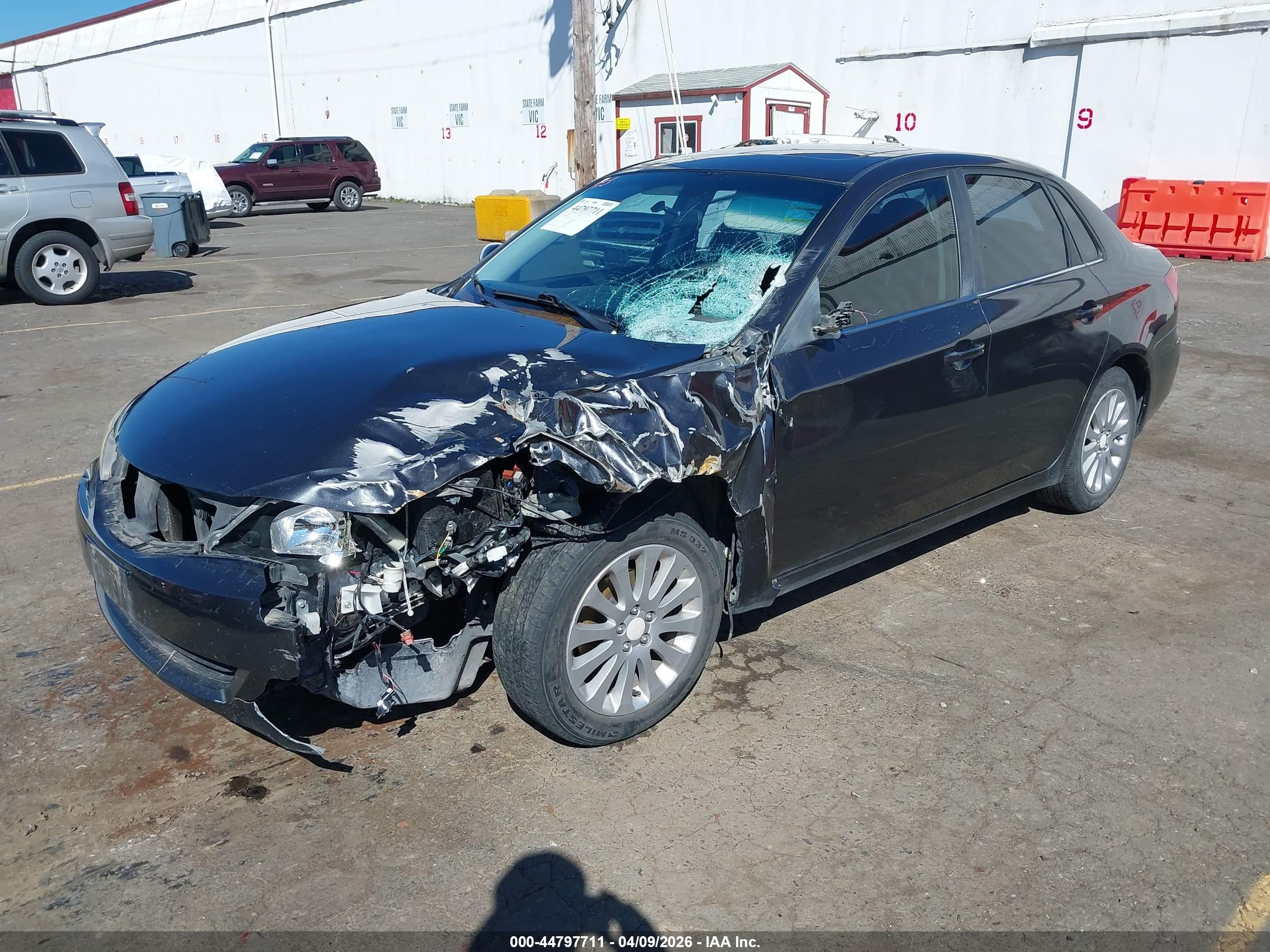 2009 Subaru Impreza 2.5i Серый vin: JF1GE60649H517149