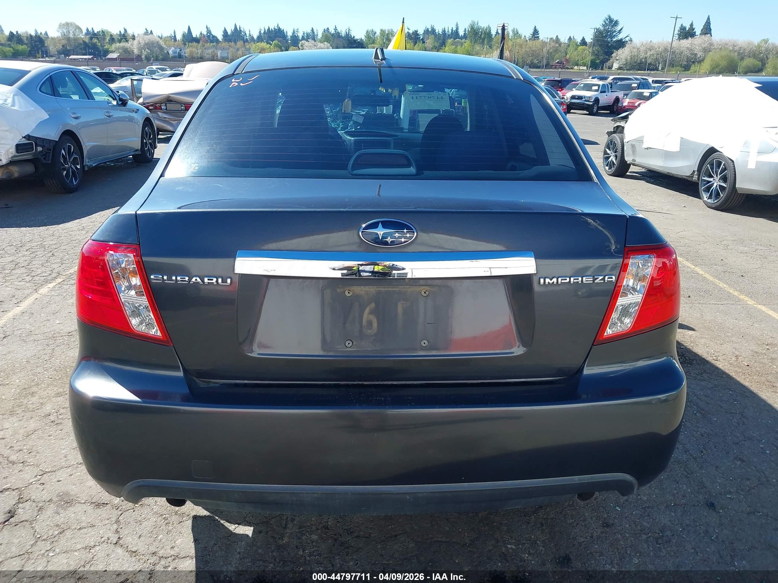 2009 Subaru Impreza 2.5i Серый vin: JF1GE60649H517149