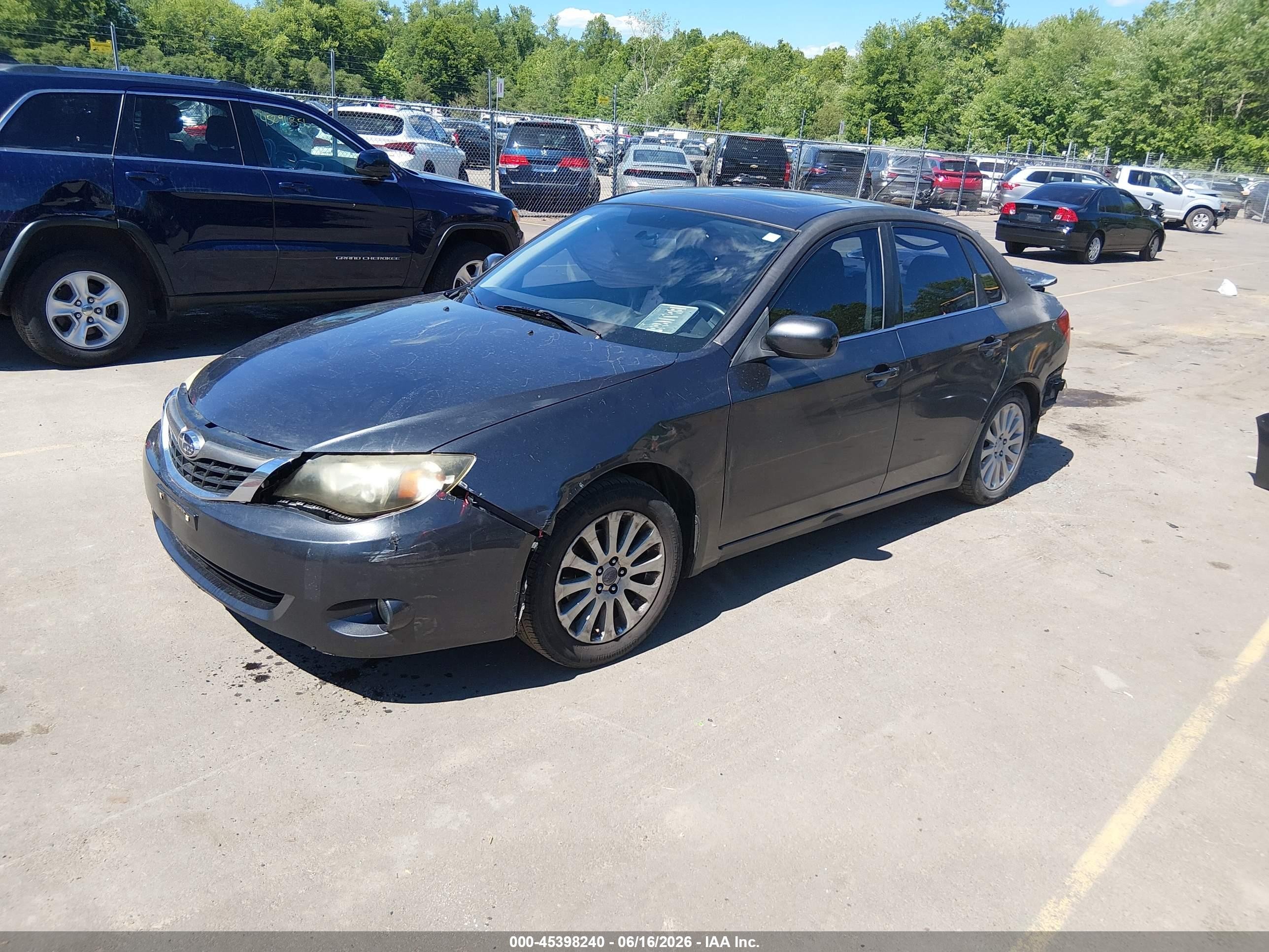 2009 Subaru Impreza 2.5i Серый vin: JF1GE60649H520150